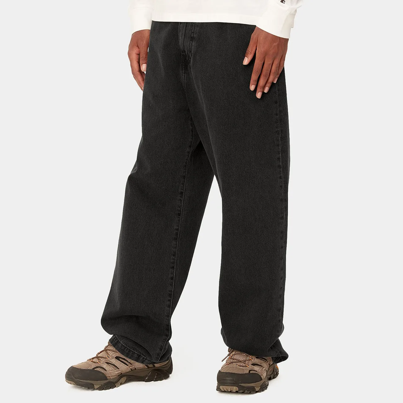 Carhartt WIP Landon Pant Herren Black Heavy Stone Wash