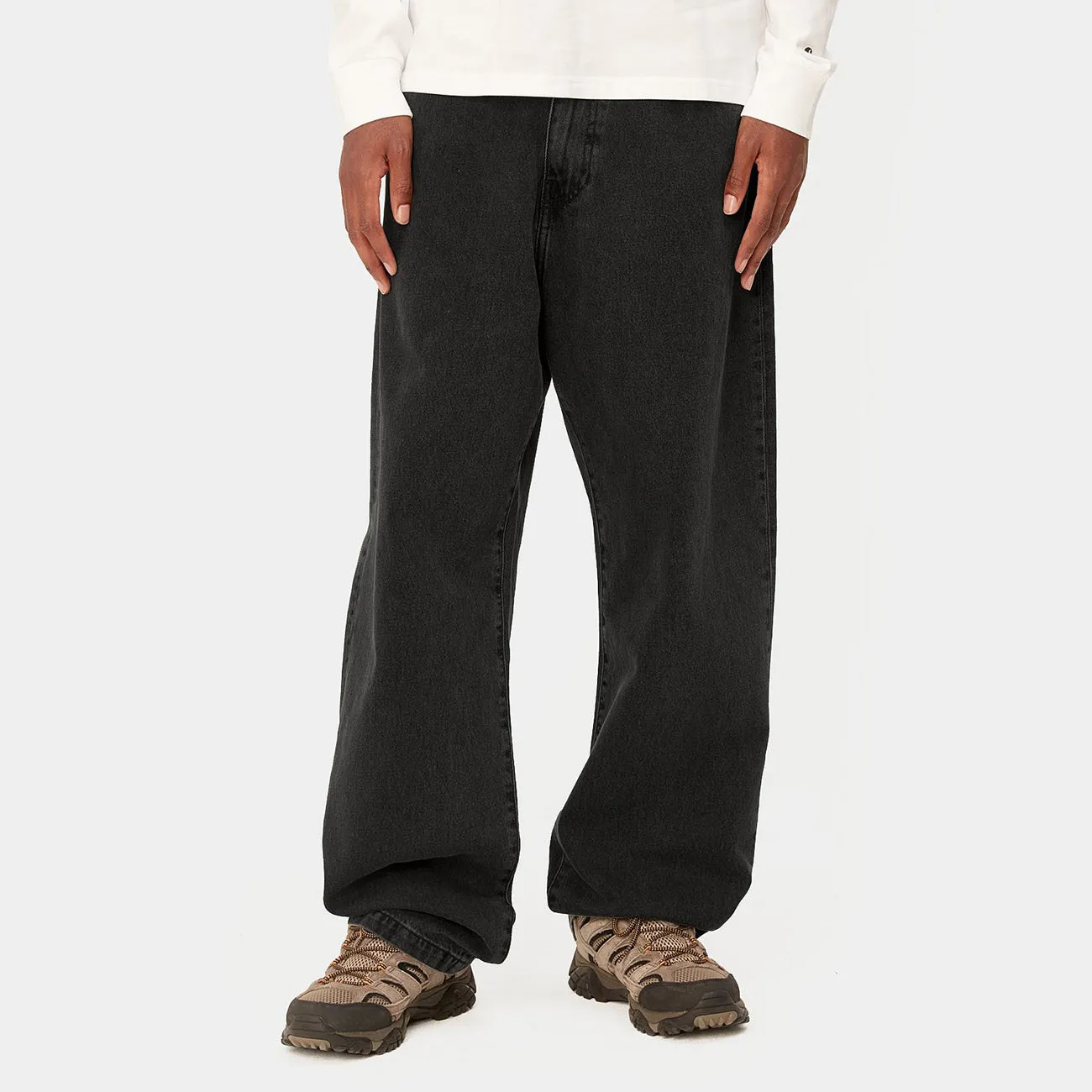 Carhartt WIP Landon Pant Herren Black Heavy Stone Wash