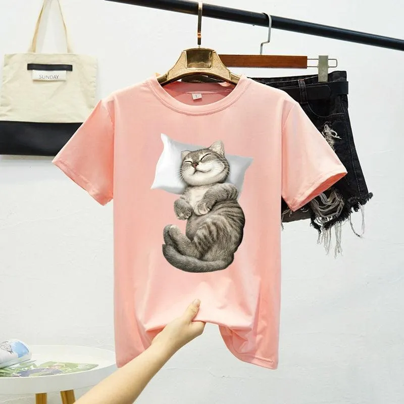 CAT NAP TEE