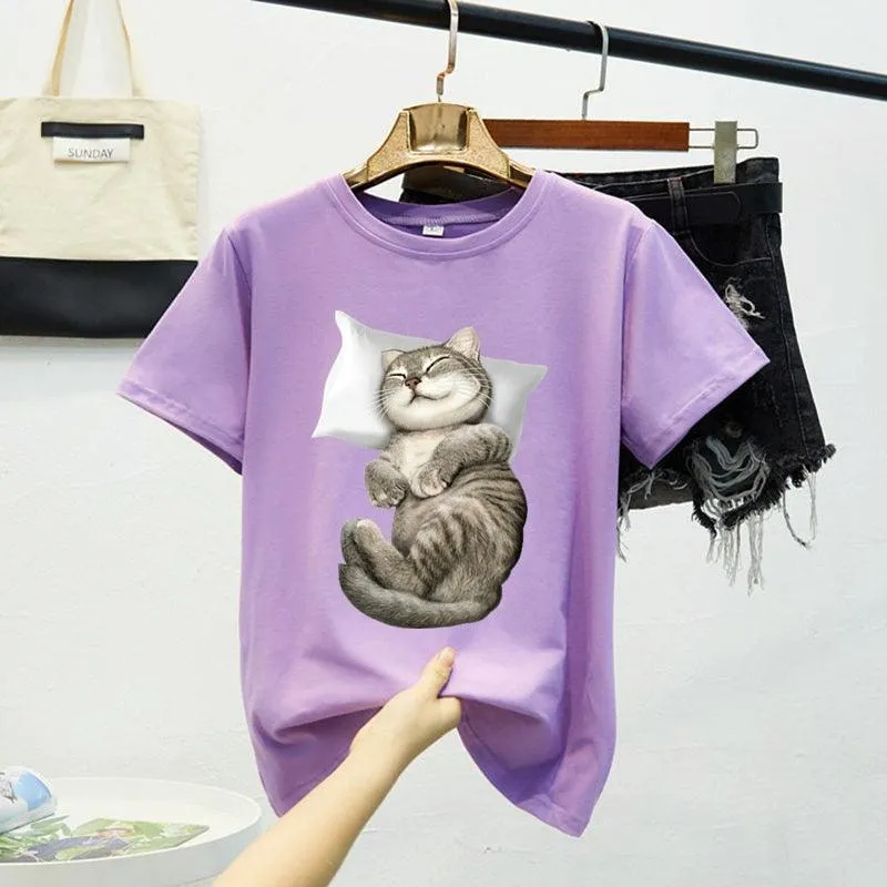 CAT NAP TEE