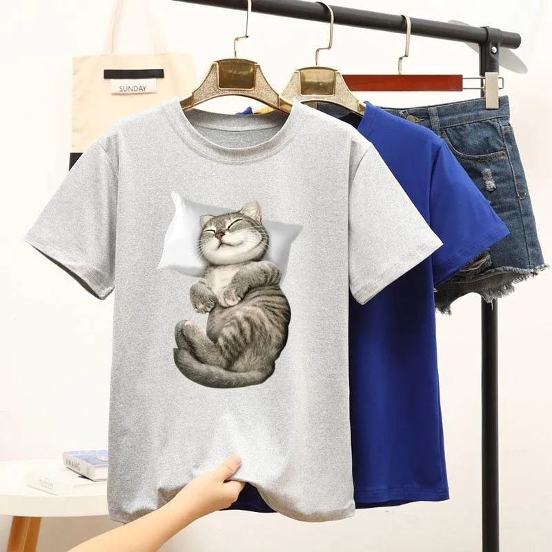 CAT NAP TEE