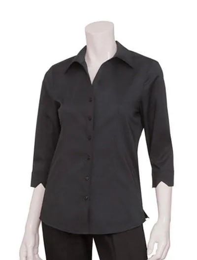 Chef Works Finesse Women's 3/4-Sleeve Shirt