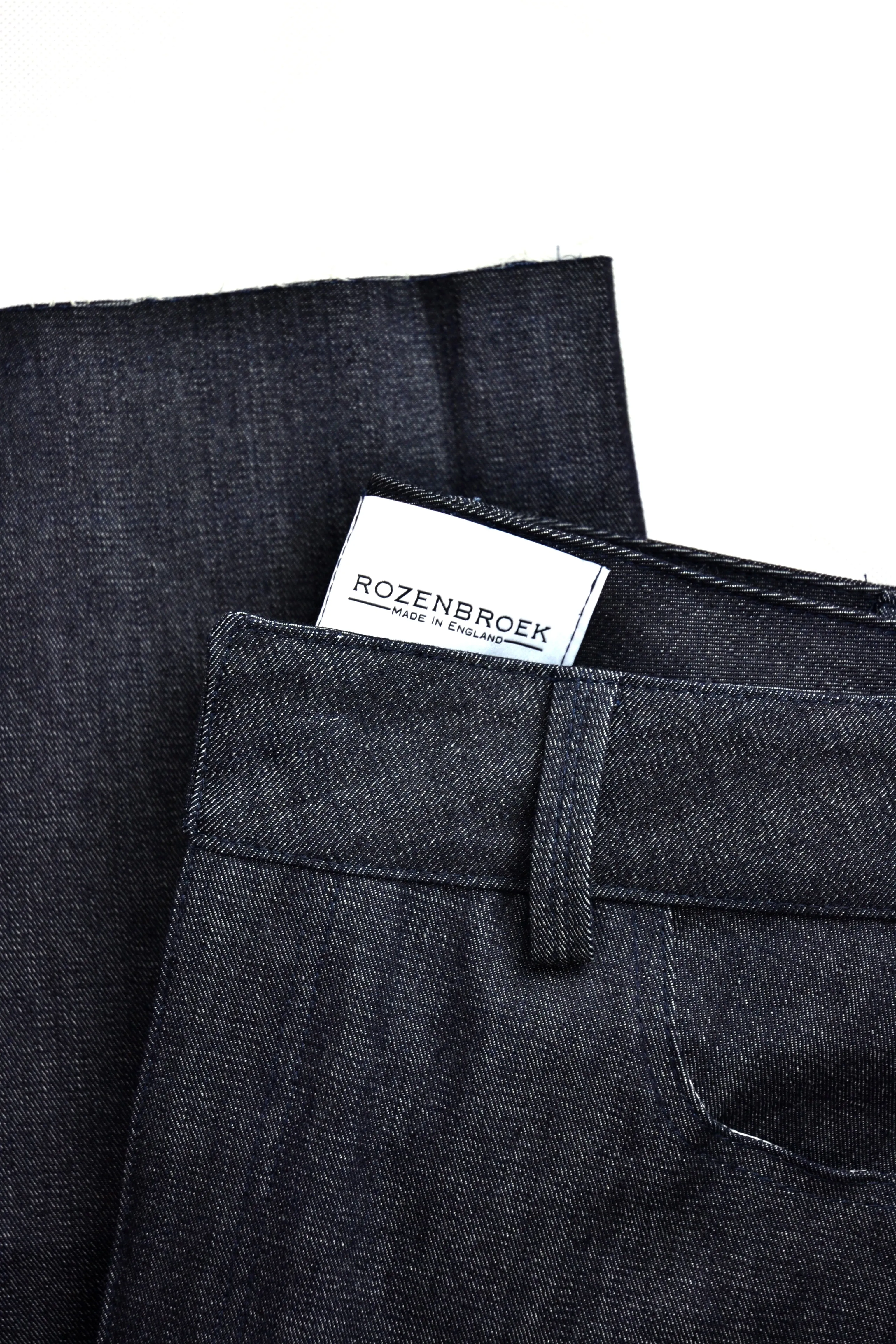 {Clearance Stock} Organic Denim Straight Leg Jeans- Black