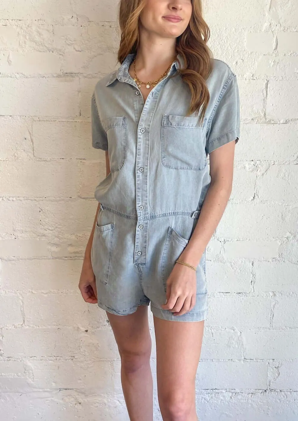 Denim Dreams Romper