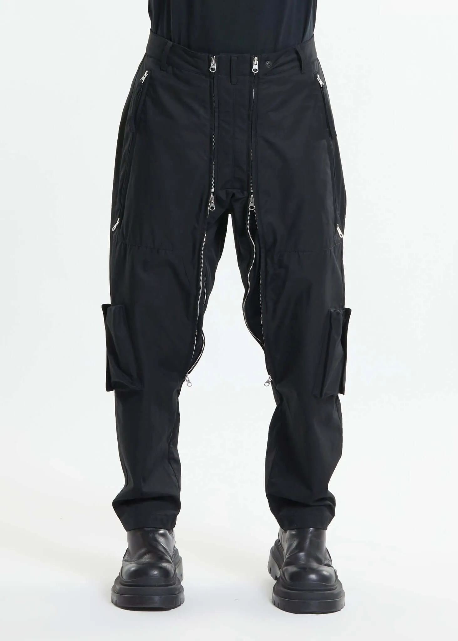 Double Zip Articulated Pants