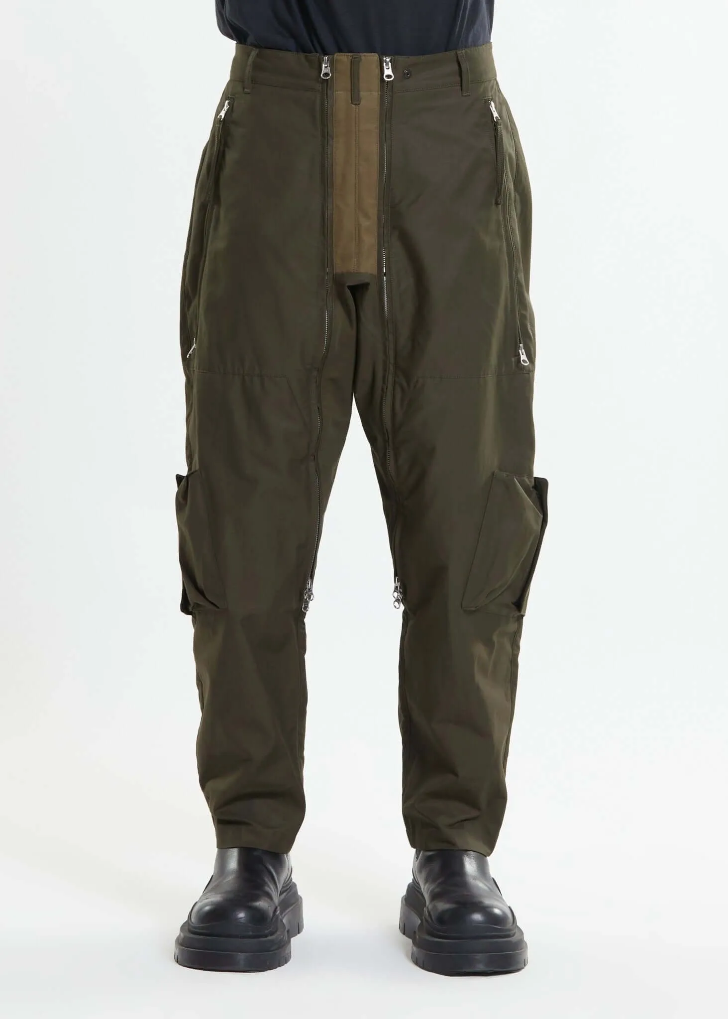 Double Zip Articulated Pants