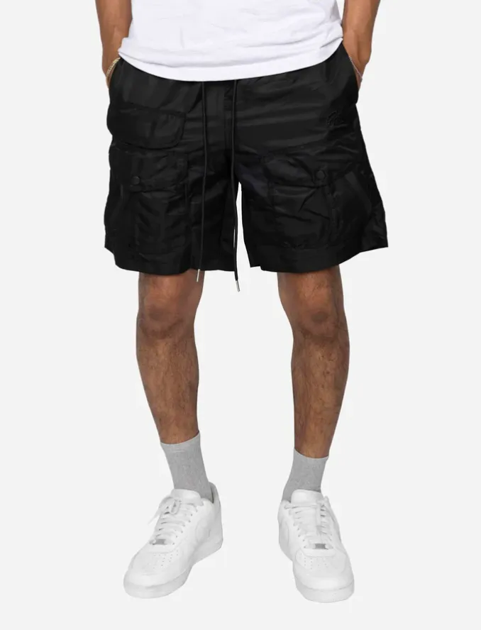 EPTM Double Cargo Shorts Black