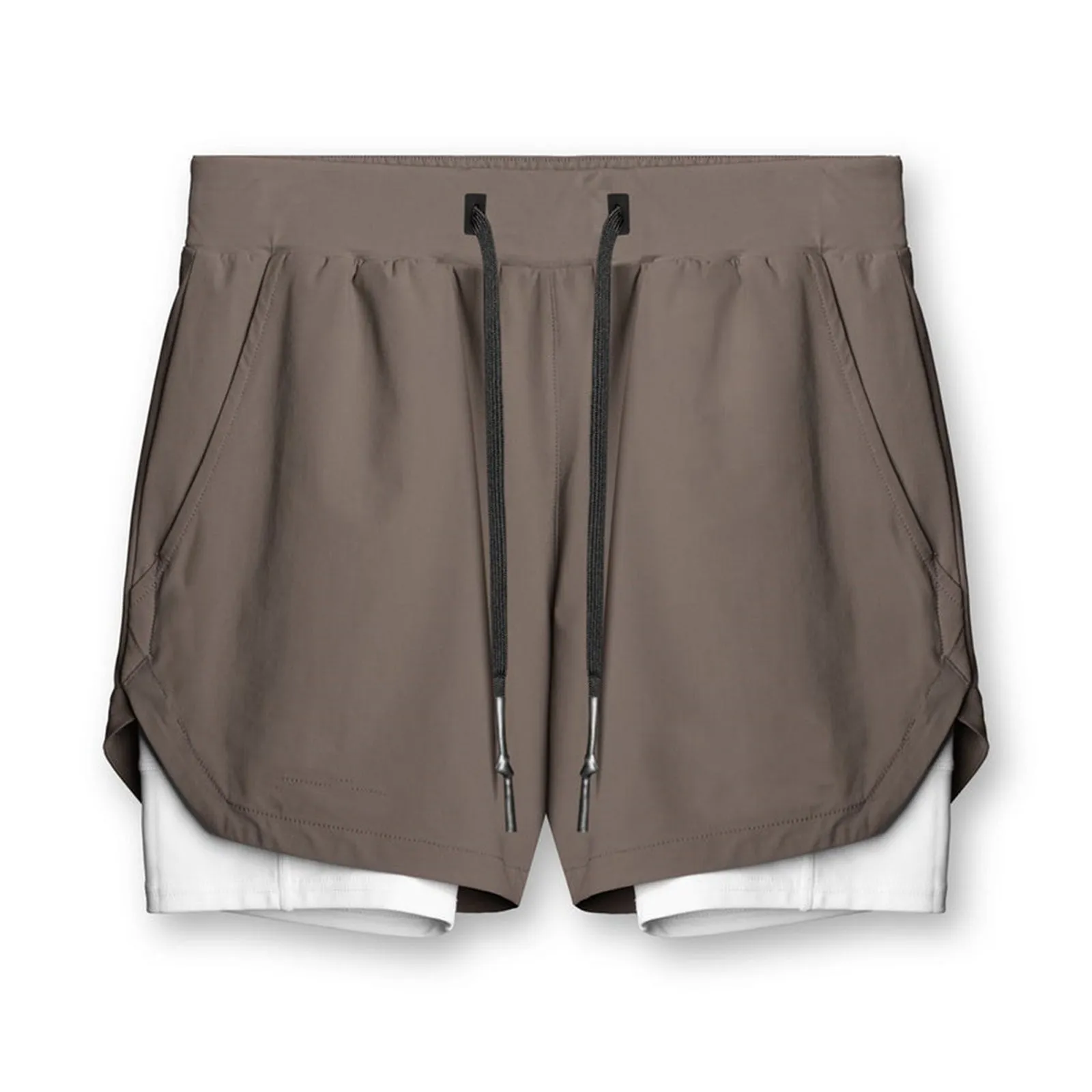 ESSENTIAL QUICKDRY POCKET 2 IN 1 7'' INSEAM RUNNING SHORTS