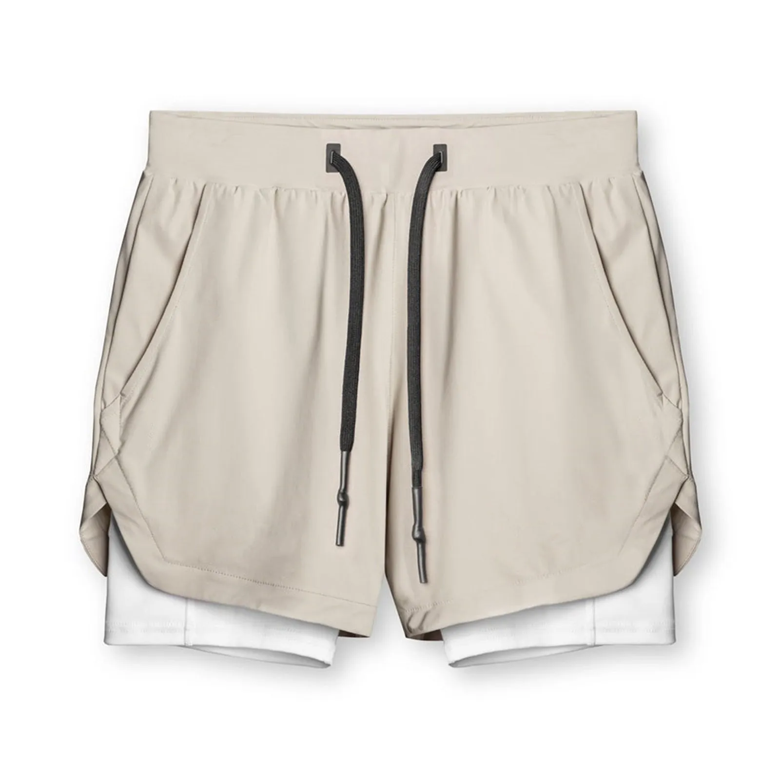 ESSENTIAL QUICKDRY POCKET 2 IN 1 7'' INSEAM RUNNING SHORTS