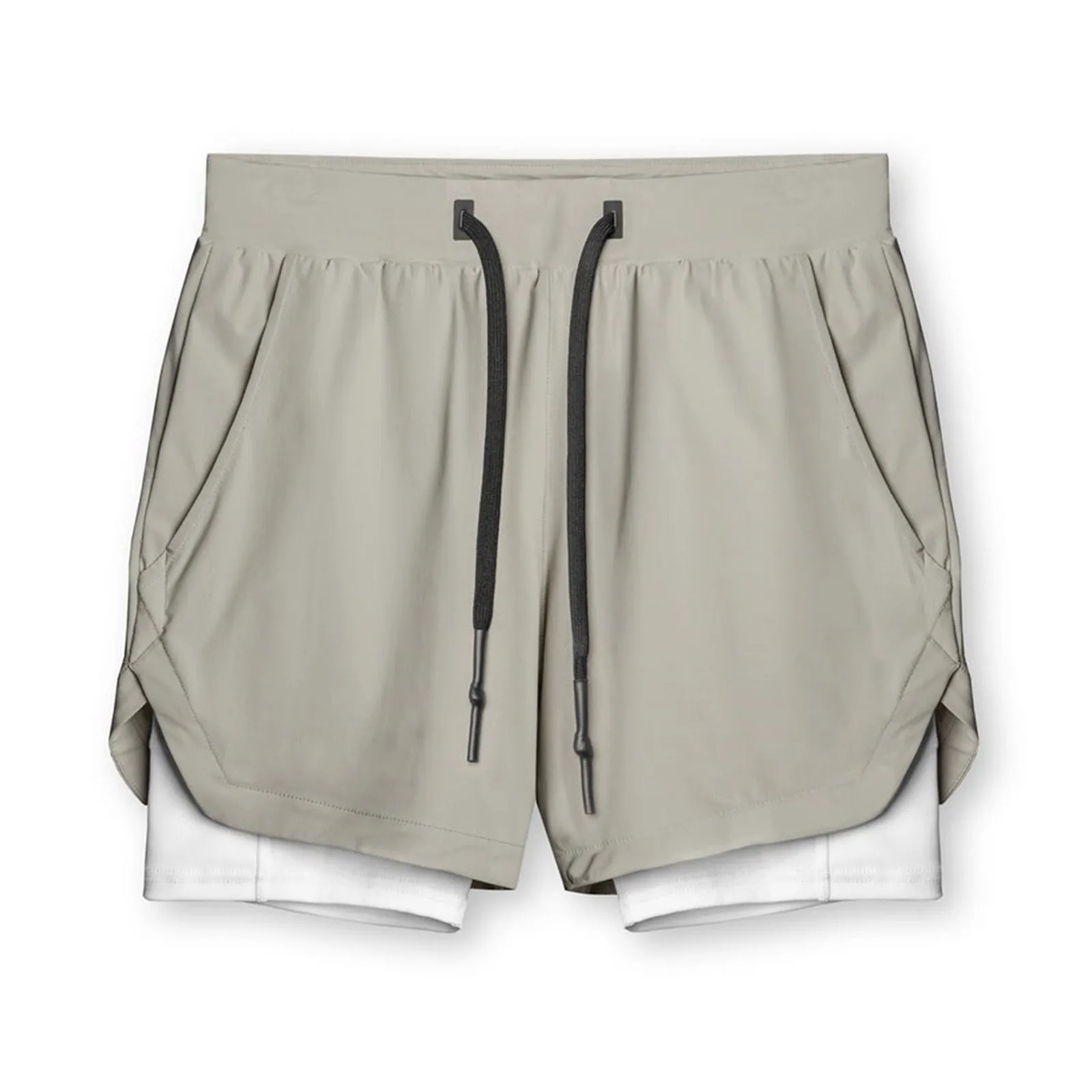 ESSENTIAL QUICKDRY POCKET 2 IN 1 7'' INSEAM RUNNING SHORTS