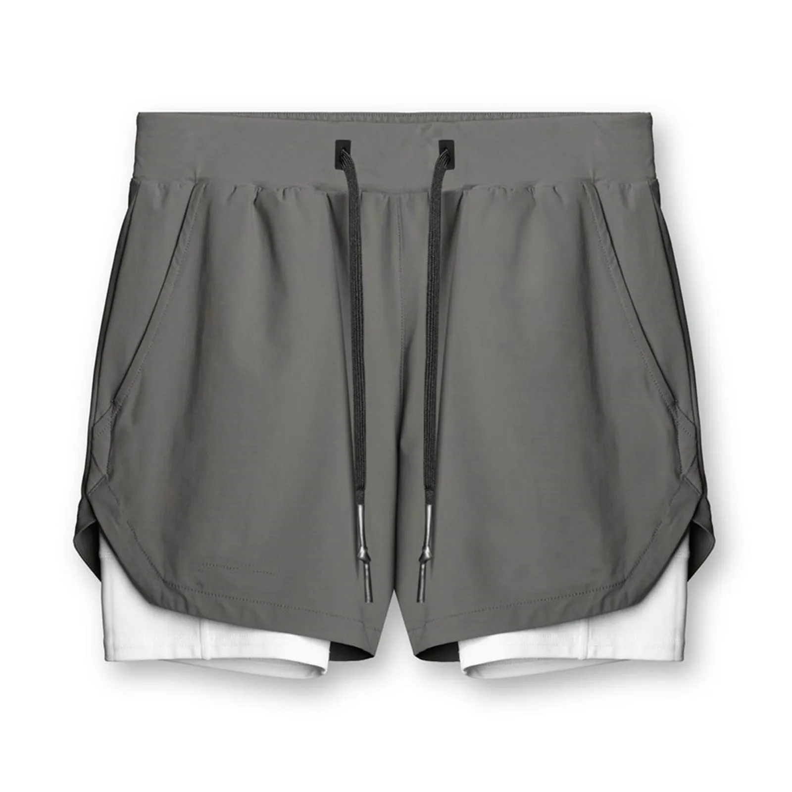 ESSENTIAL QUICKDRY POCKET 2 IN 1 7'' INSEAM RUNNING SHORTS