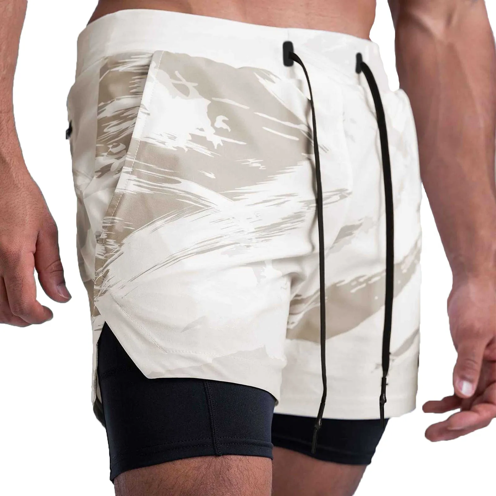 ESSENTIAL QUICKDRY POCKET 2 IN 1 7'' INSEAM RUNNING SHORTS