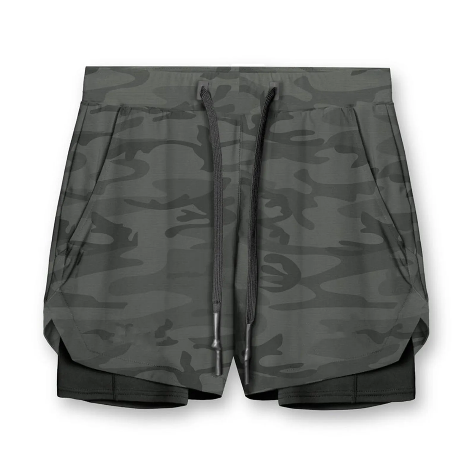 ESSENTIAL QUICKDRY POCKET 2 IN 1 7'' INSEAM RUNNING SHORTS