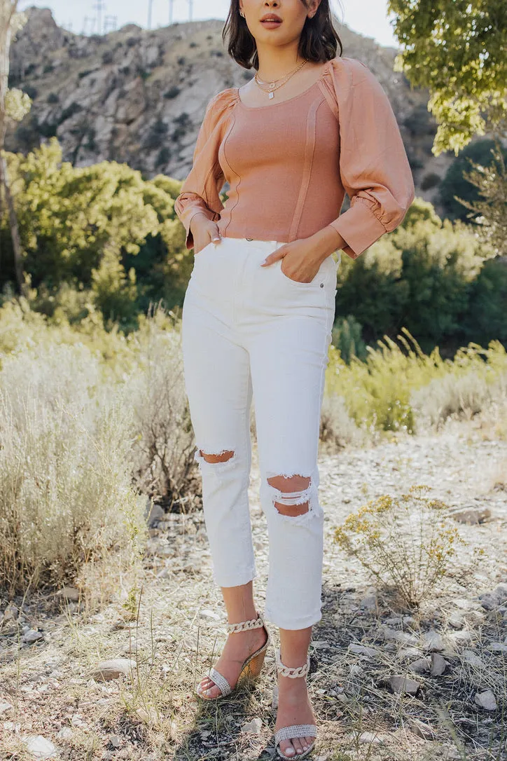 Everything Straight Crop Jeans - FINAL SALE