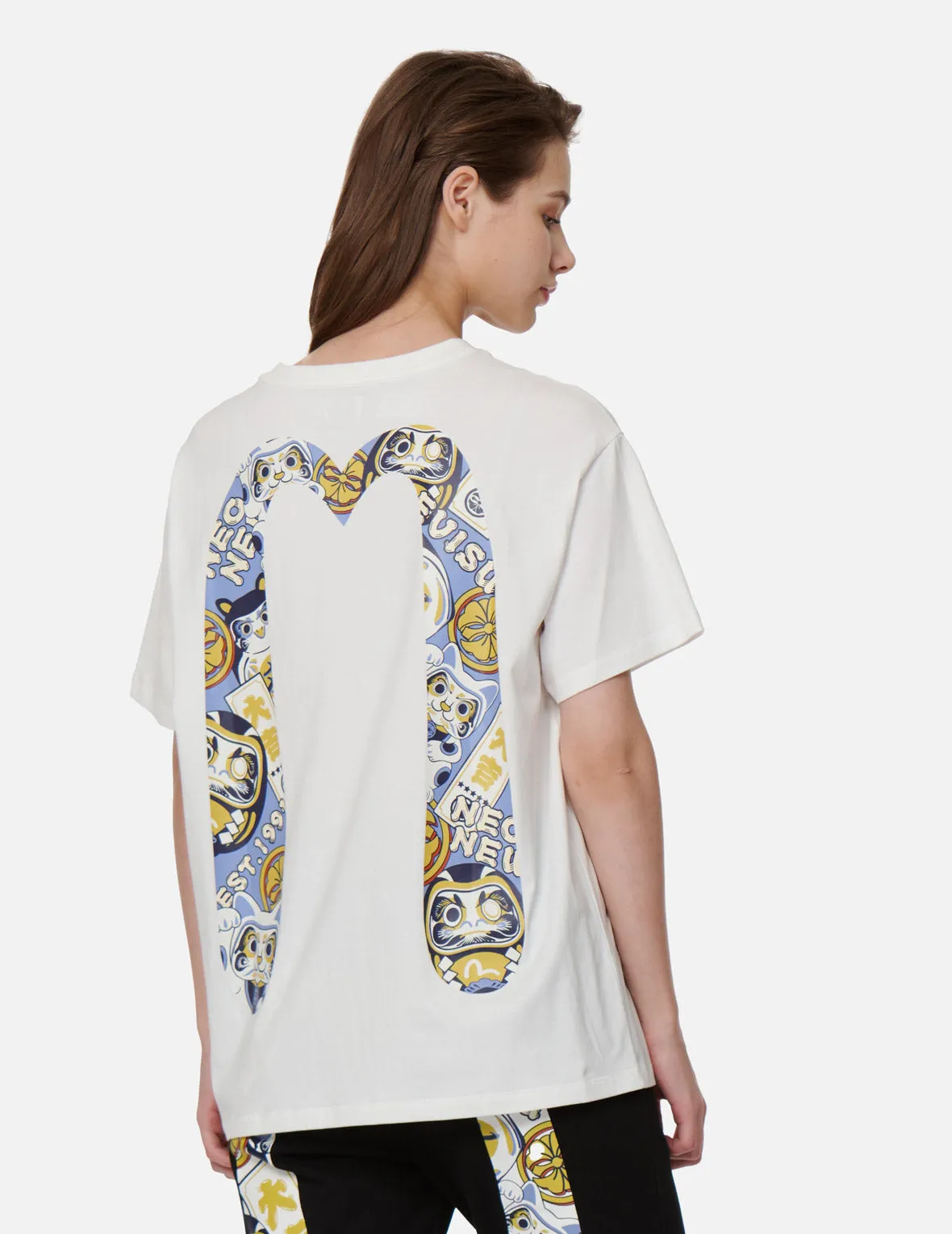 EVISU Squad Daicock Print T-shirt