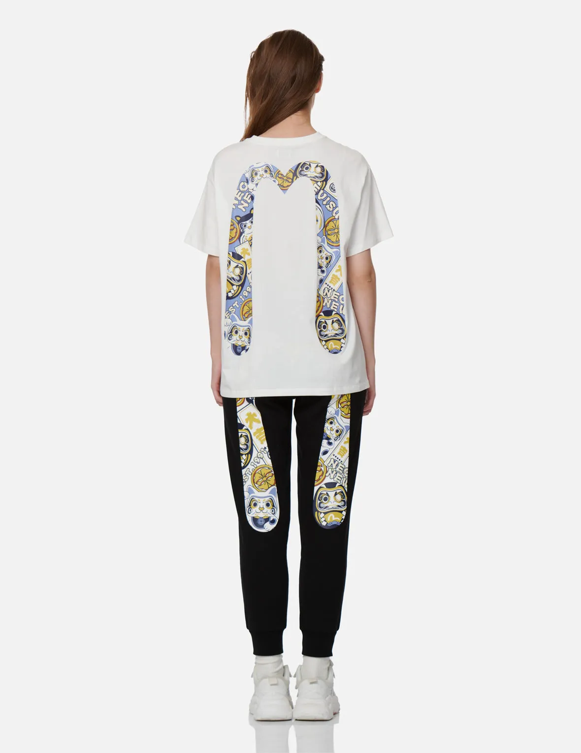 EVISU Squad Daicock Print T-shirt