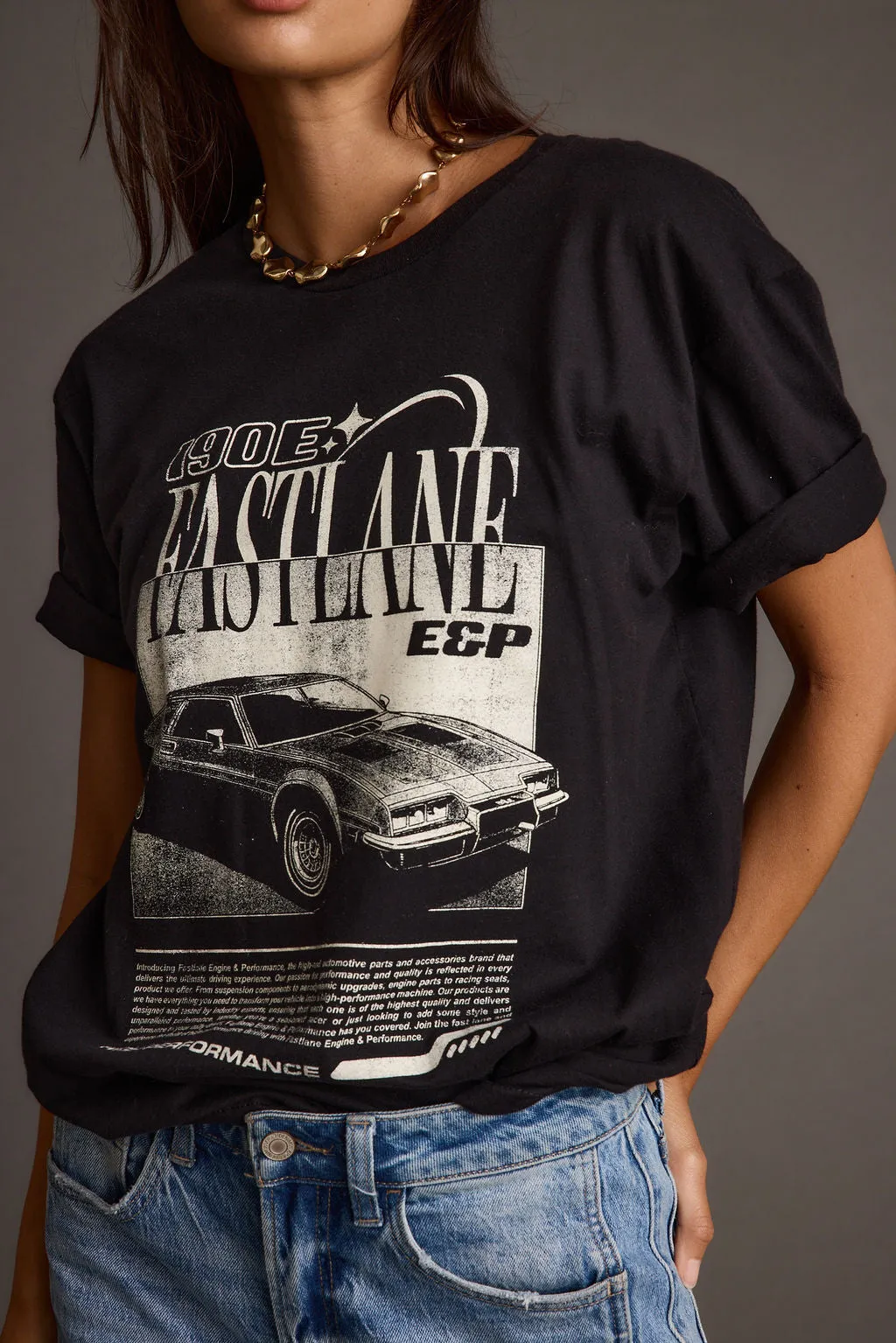 Fastlane Black Unisex Graphic Tee