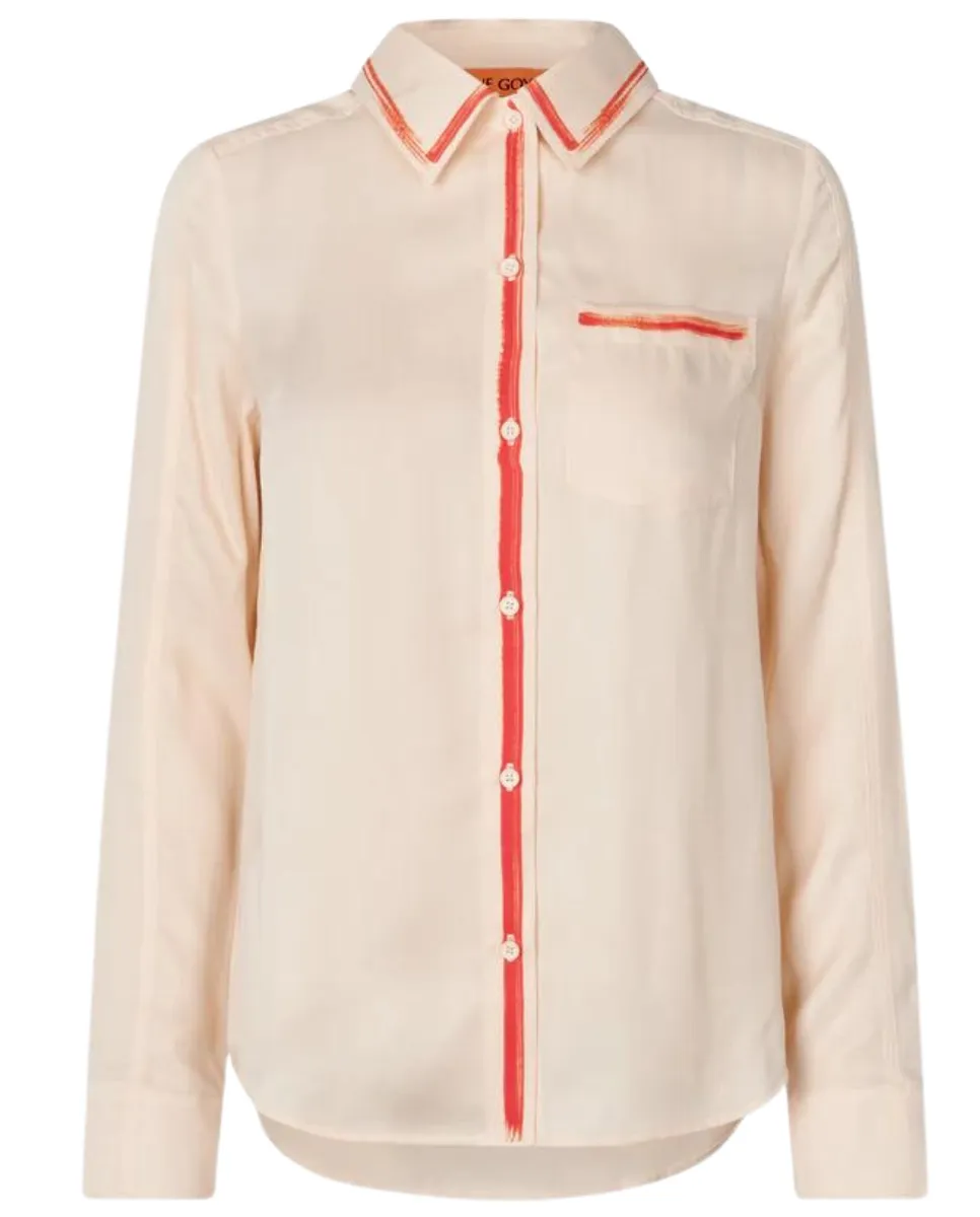 Felix Shirt Tangerine Paintbrush