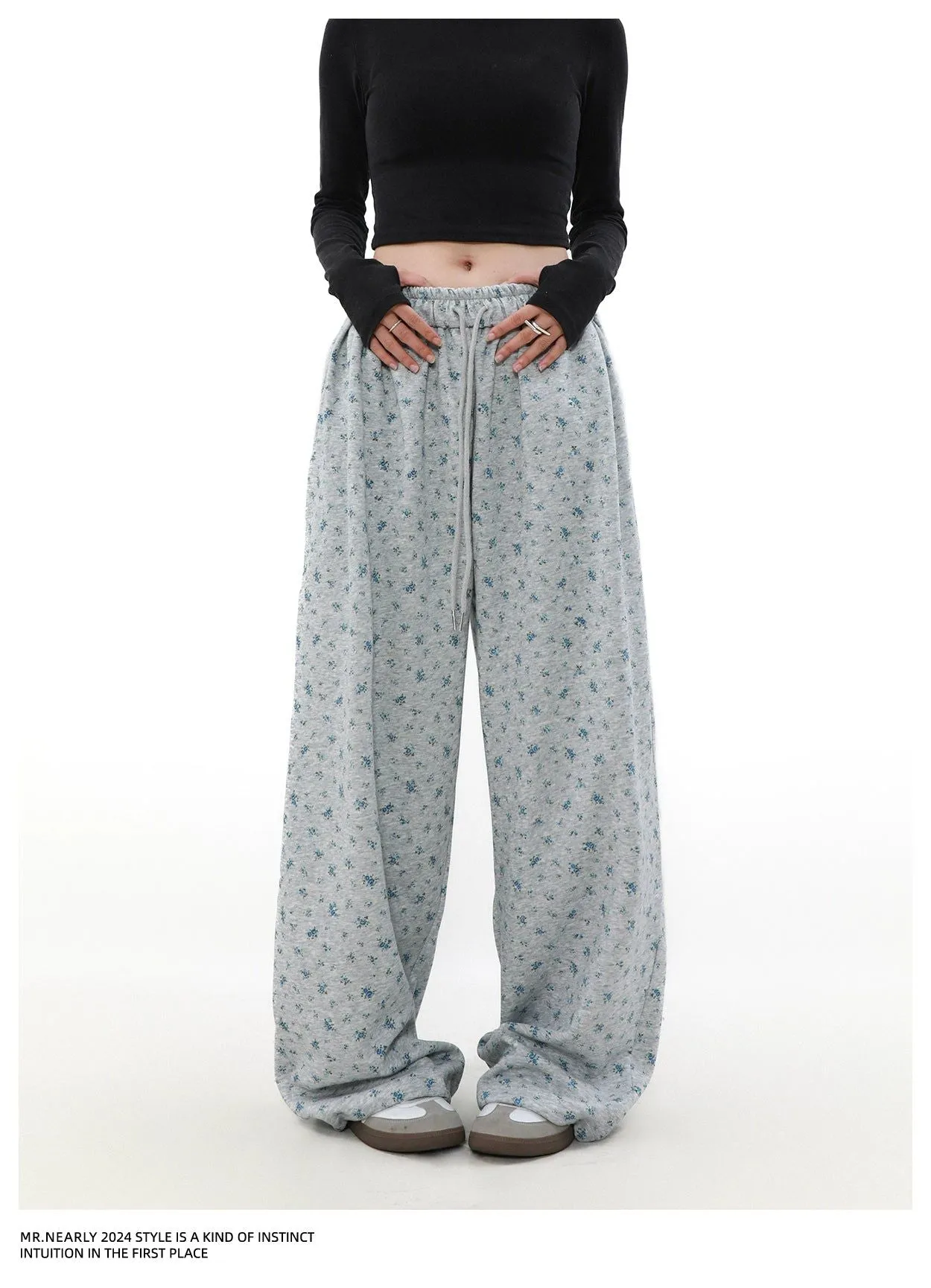 Floral & Polka Dots Sweatpants