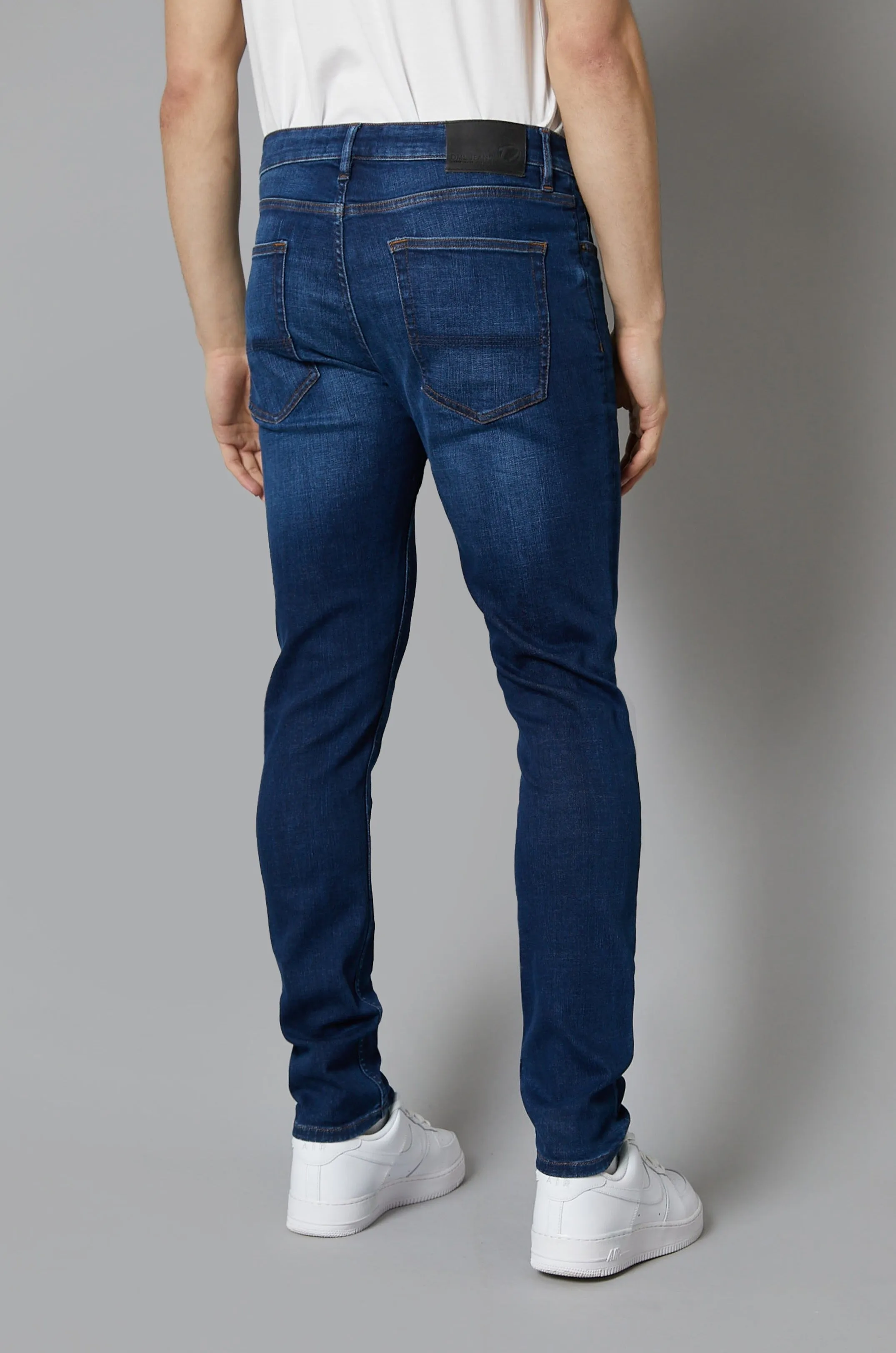 Florida Tapered Fit Jeans In Dark Blue