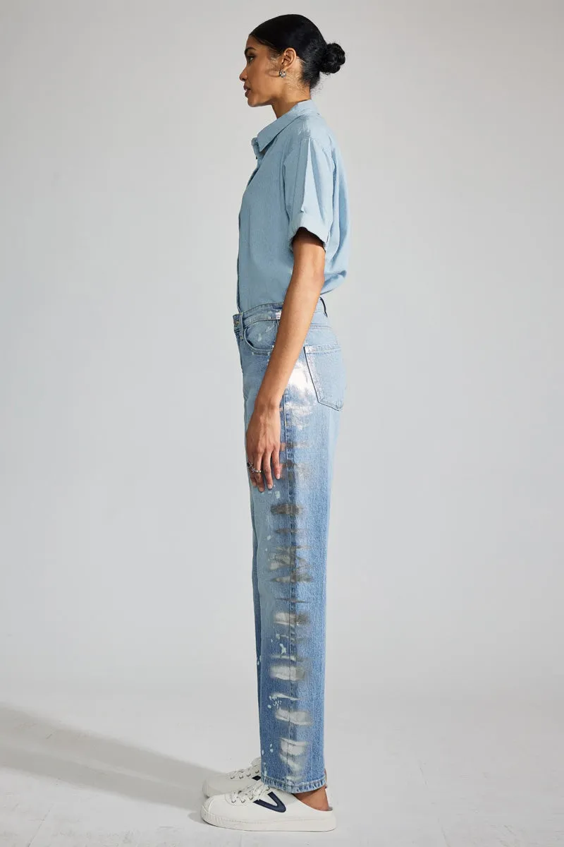 Genevieve Premier High Rise Straight Jeans