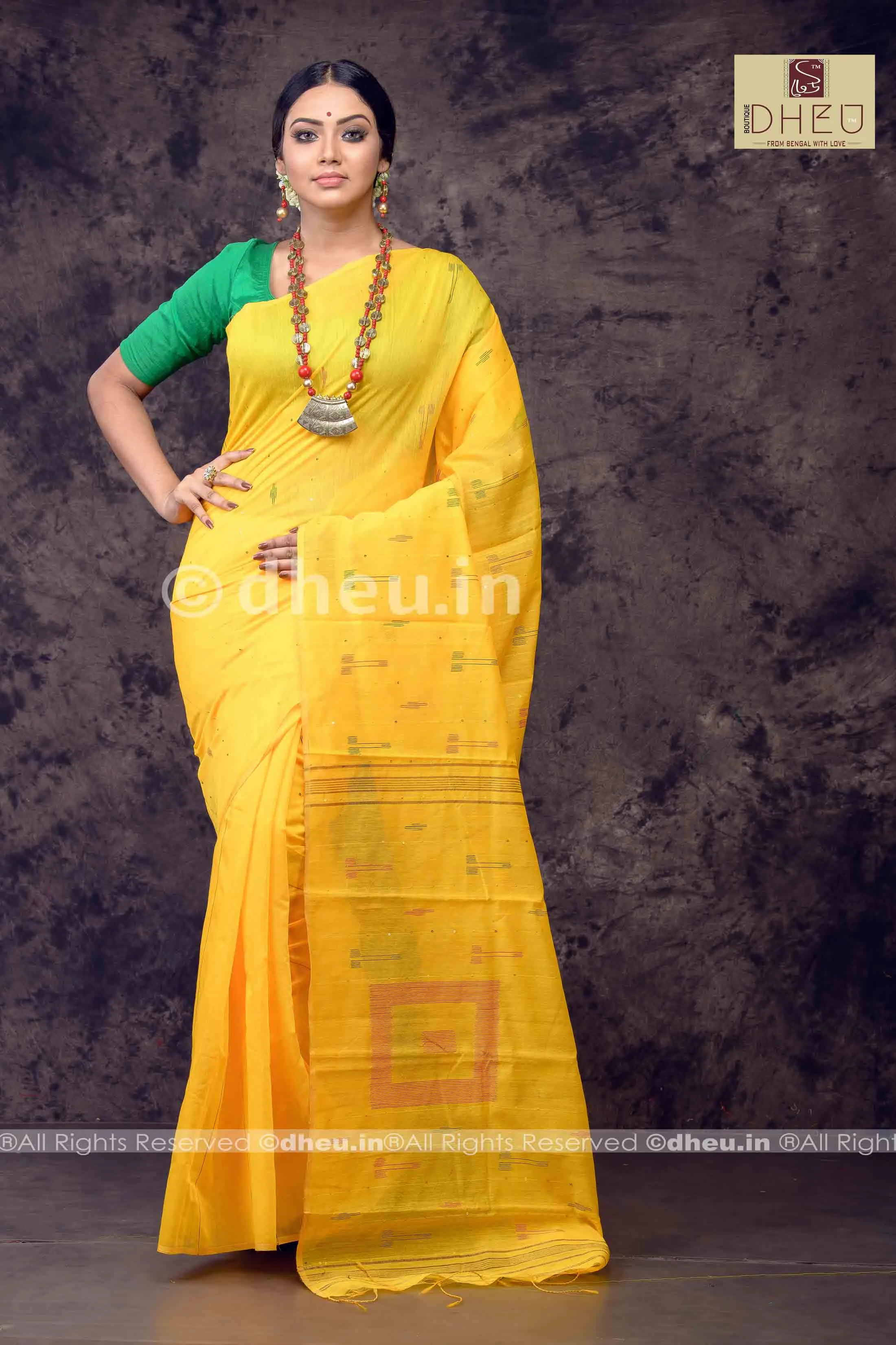 Handloom Silk Sequence Saree