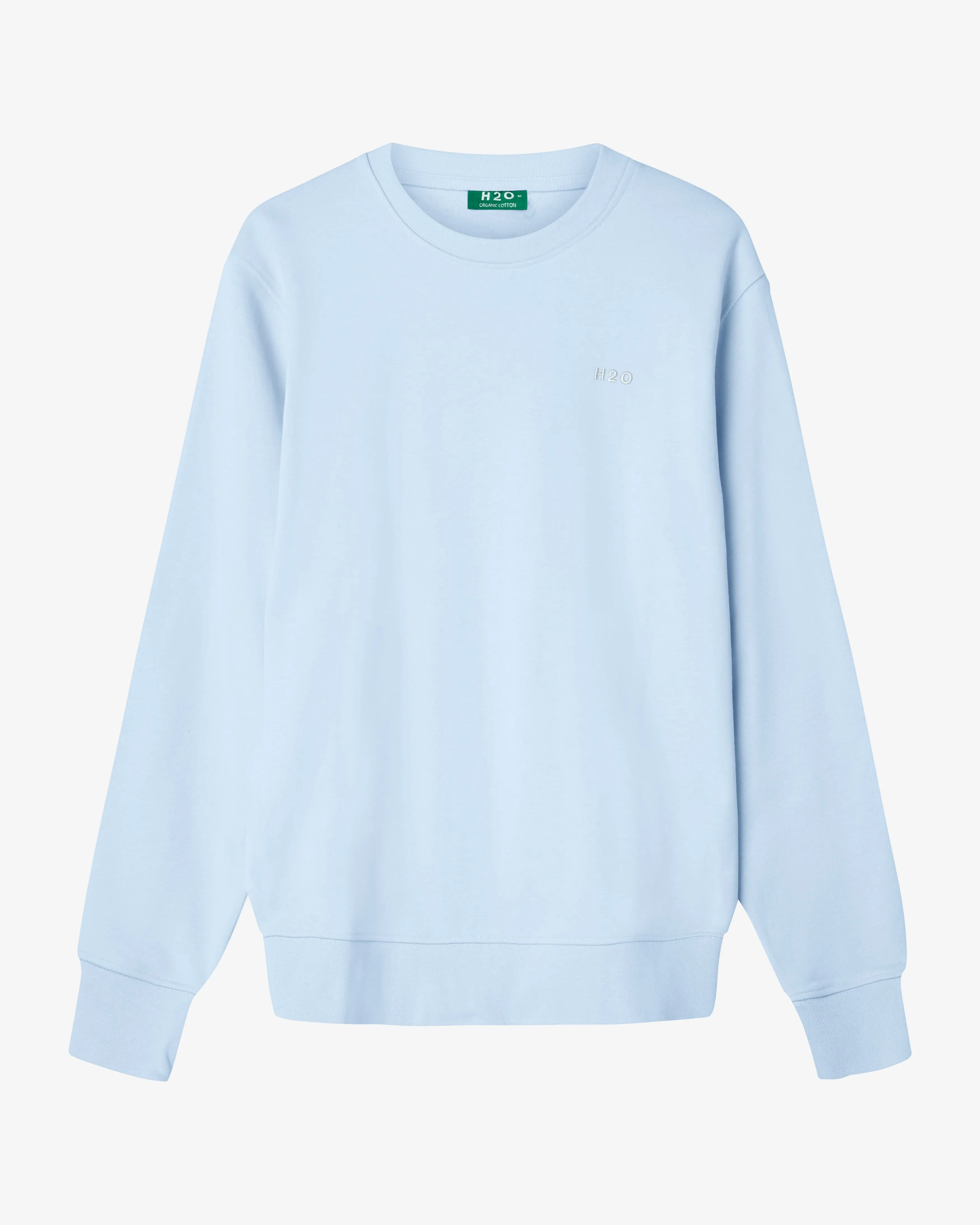 Happy Organic Sweatshirt - Ice Blue