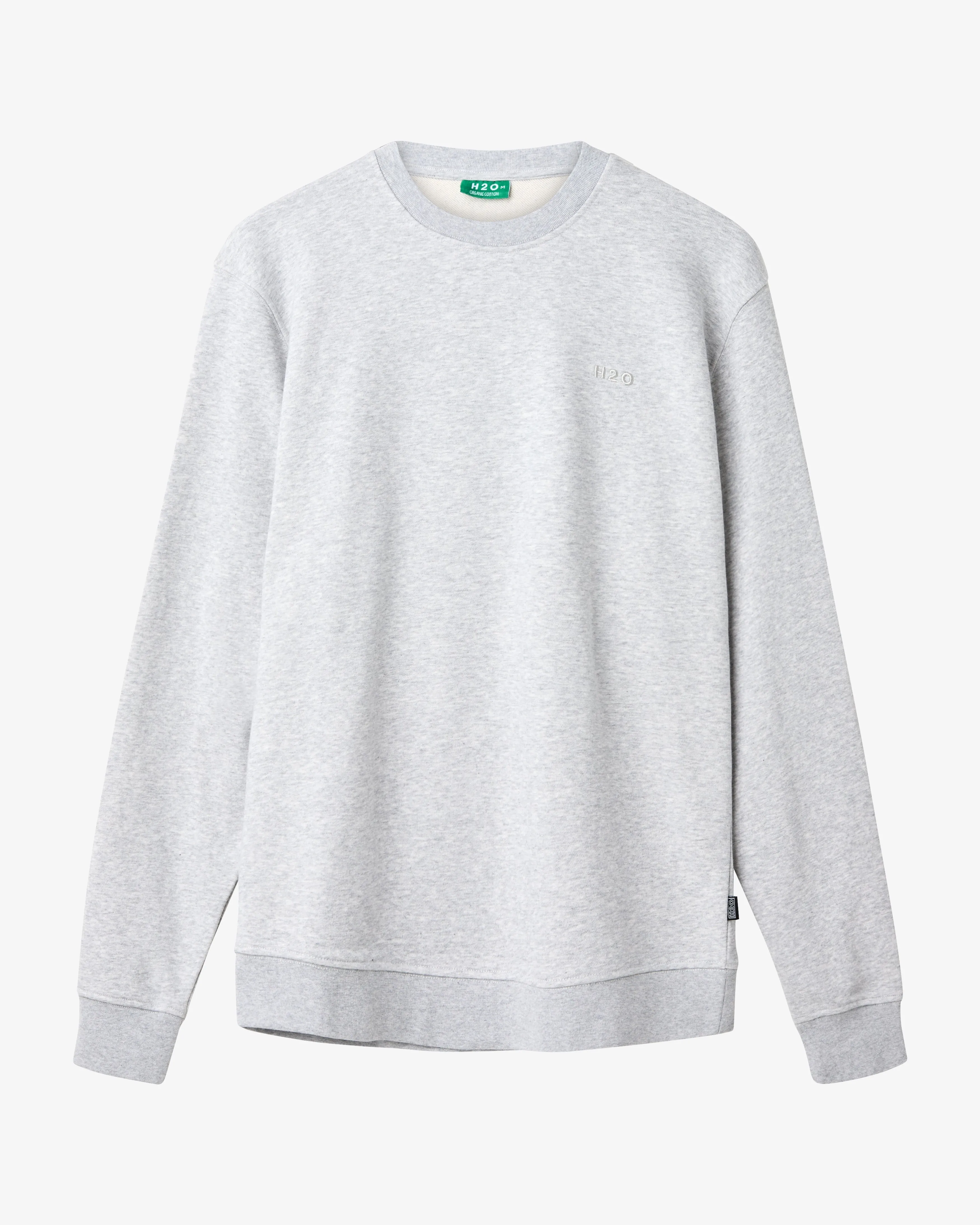 Happy Organic Sweatshirt - Lt. Grey Mel