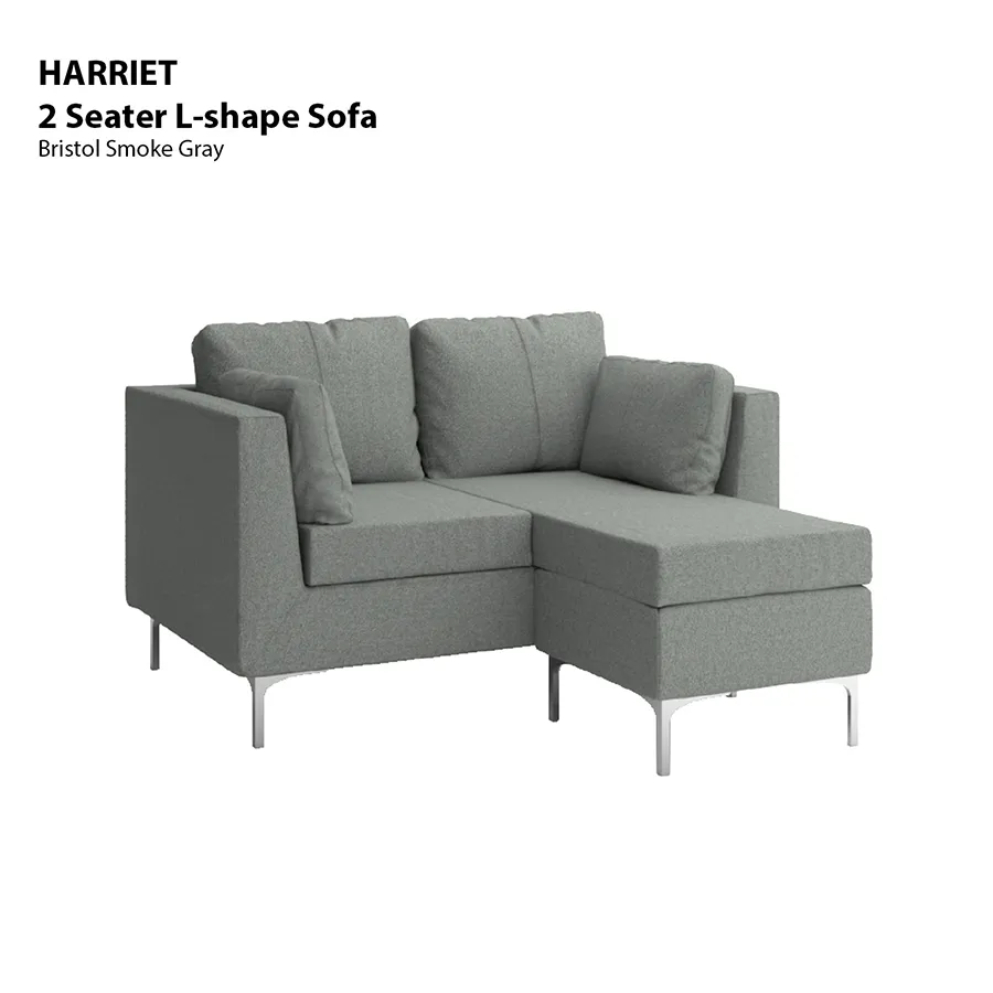 Harriet L-shape 2 Seat Sofa