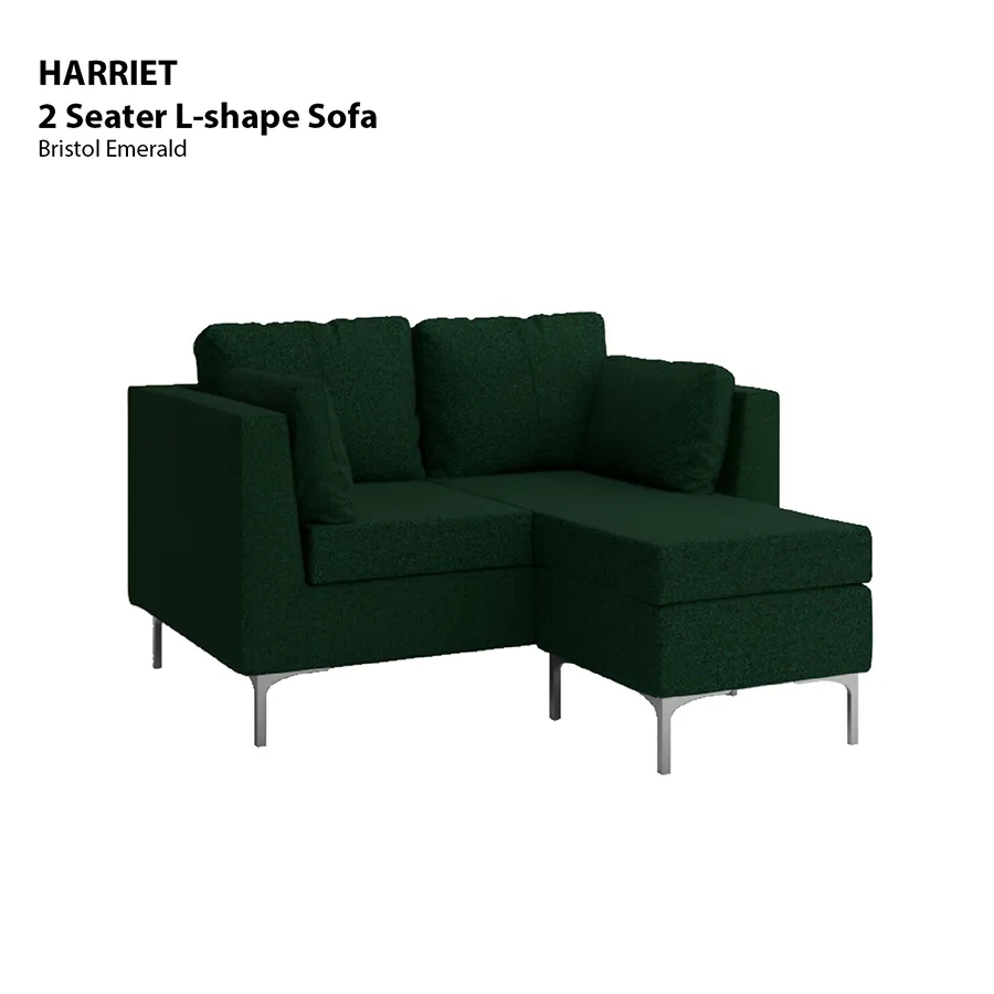 Harriet L-shape 2 Seat Sofa