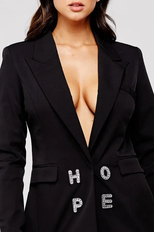 Hope Black Suit Set