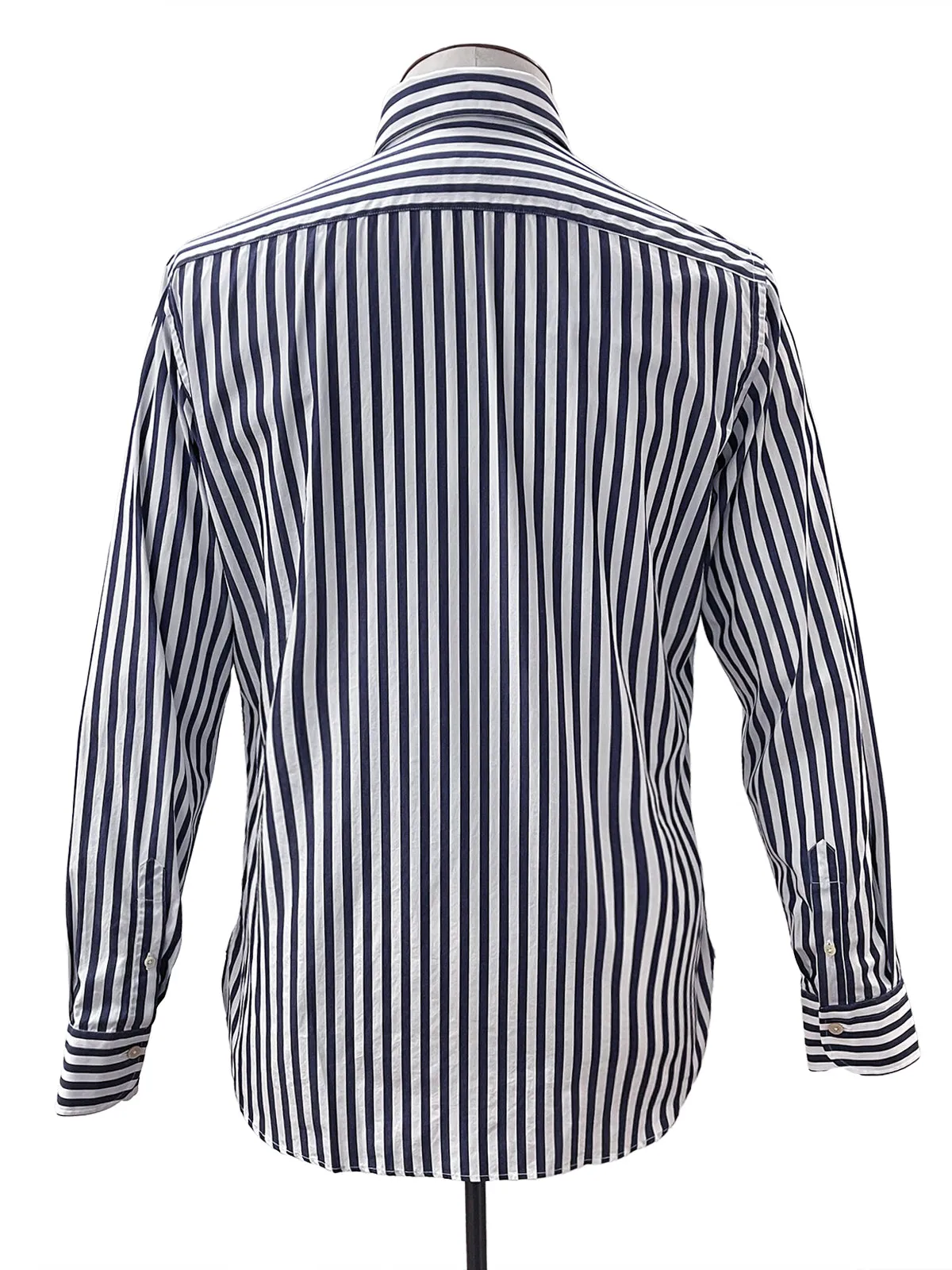 Indigo & White Bengal Stripe Shirt