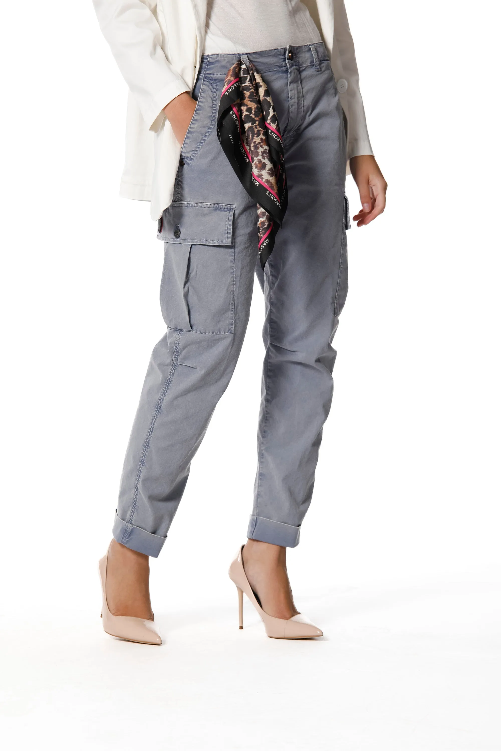 Judy Archivio pantalone cargo donna in cotone icon washes relaxed