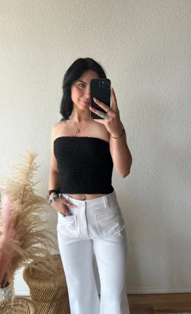 Kambri Textured Tube Top