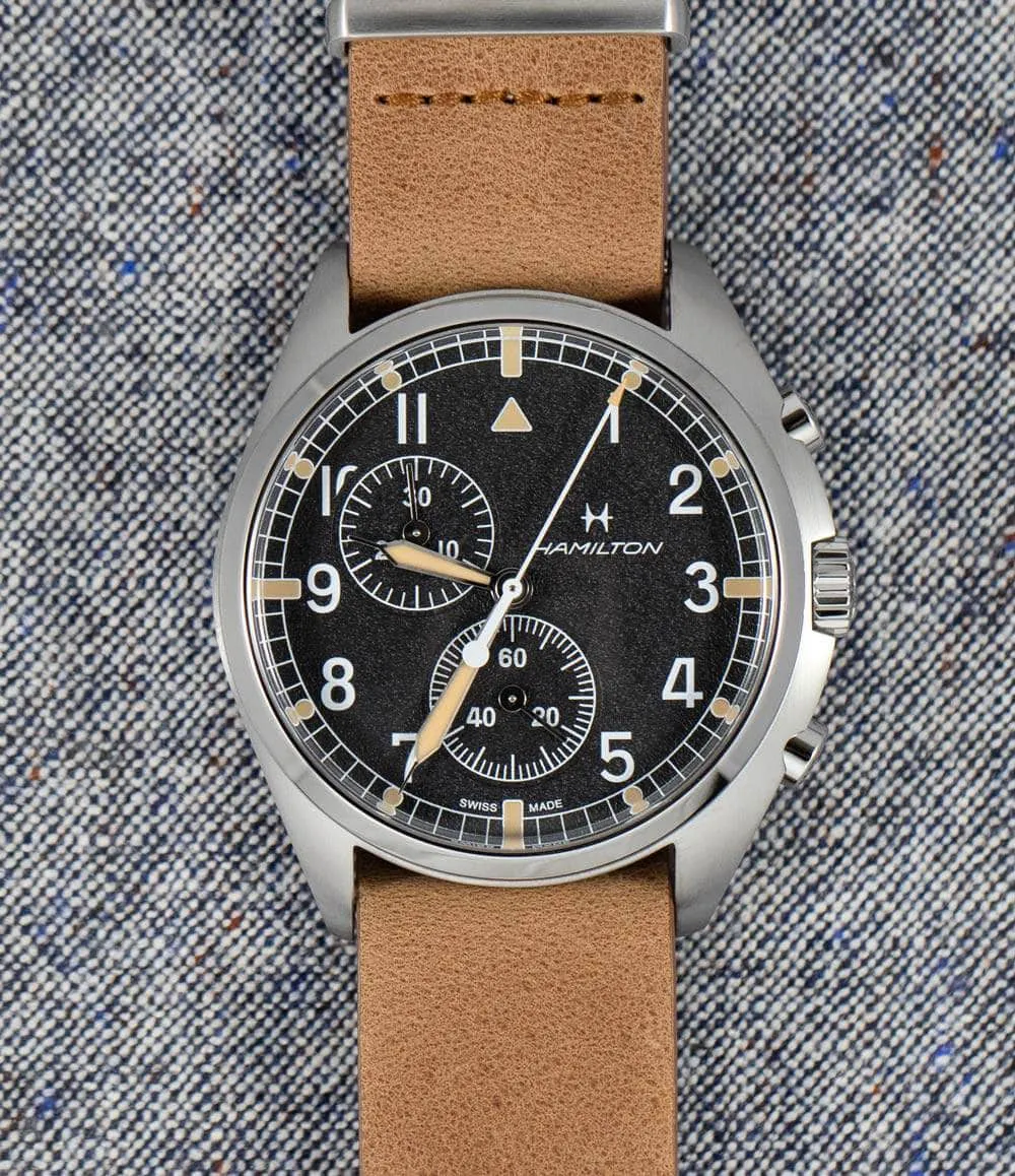 Khaki Aviation Pilot Pioneer Chrono Quartz