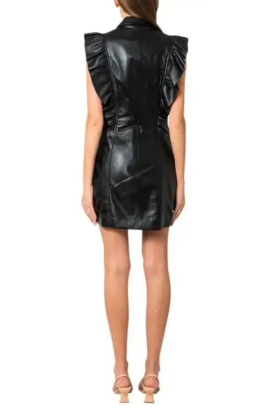 Kobane Leather Dress