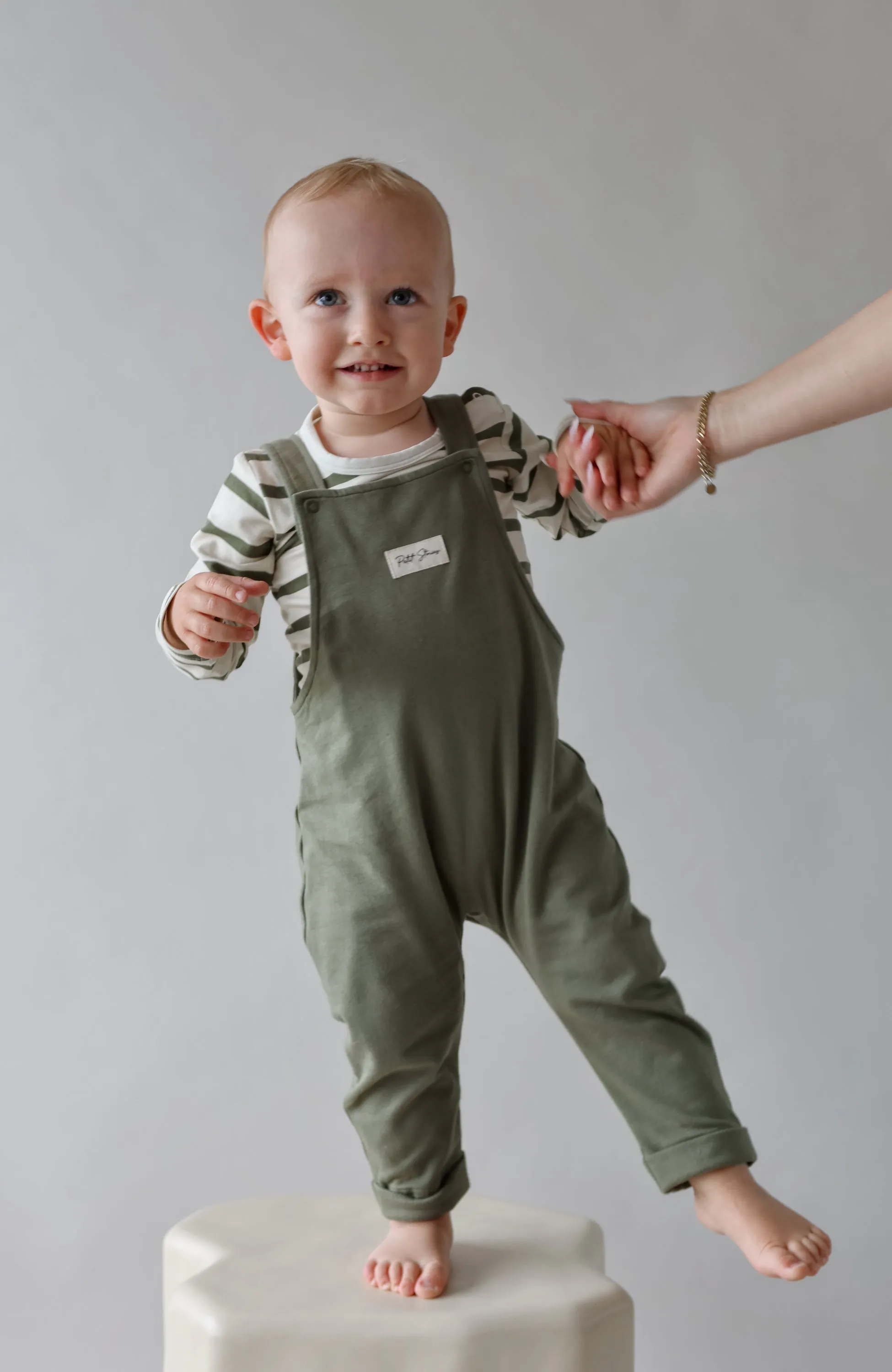 Krummi Dungarees - Deep Khaki