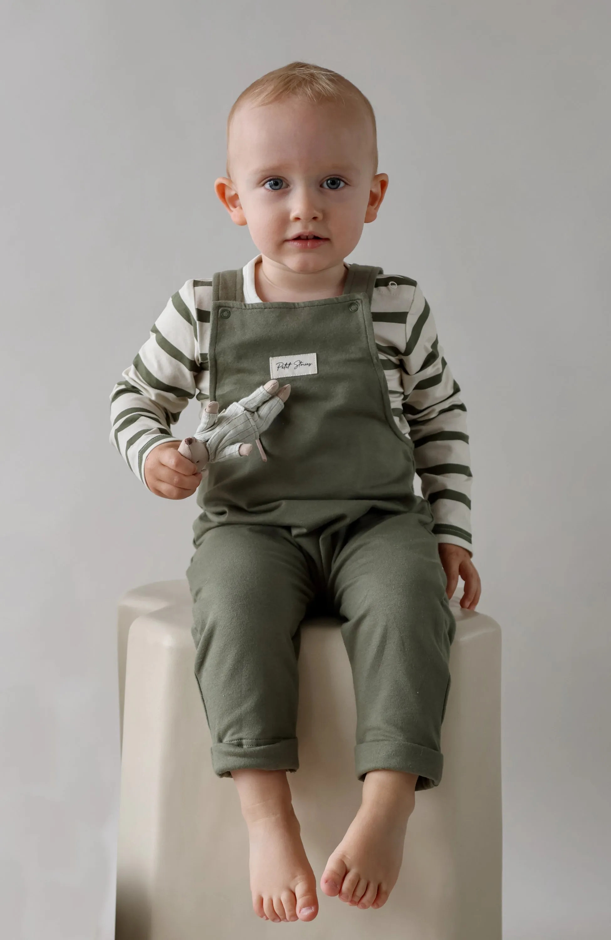 Krummi Dungarees - Deep Khaki