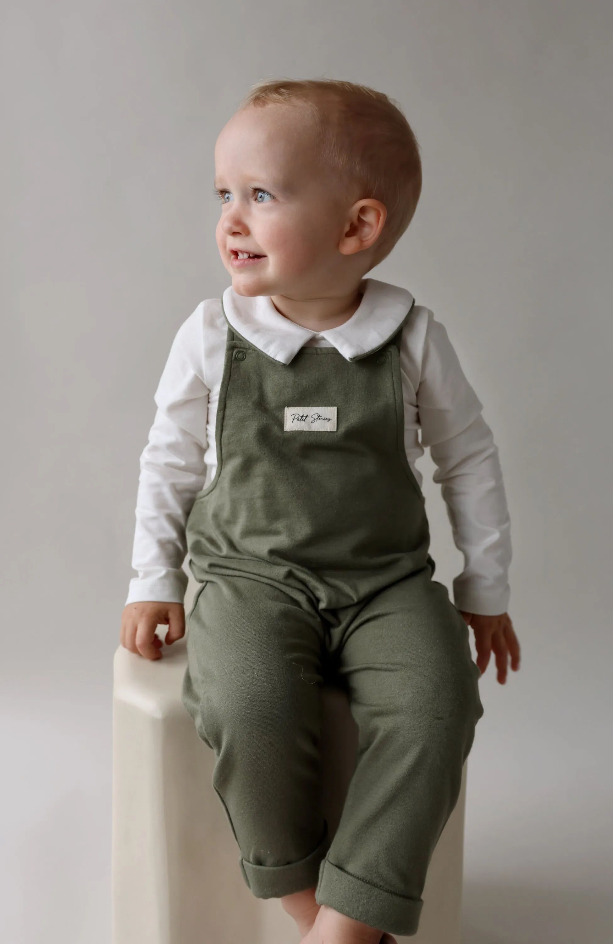 Krummi Dungarees - Deep Khaki