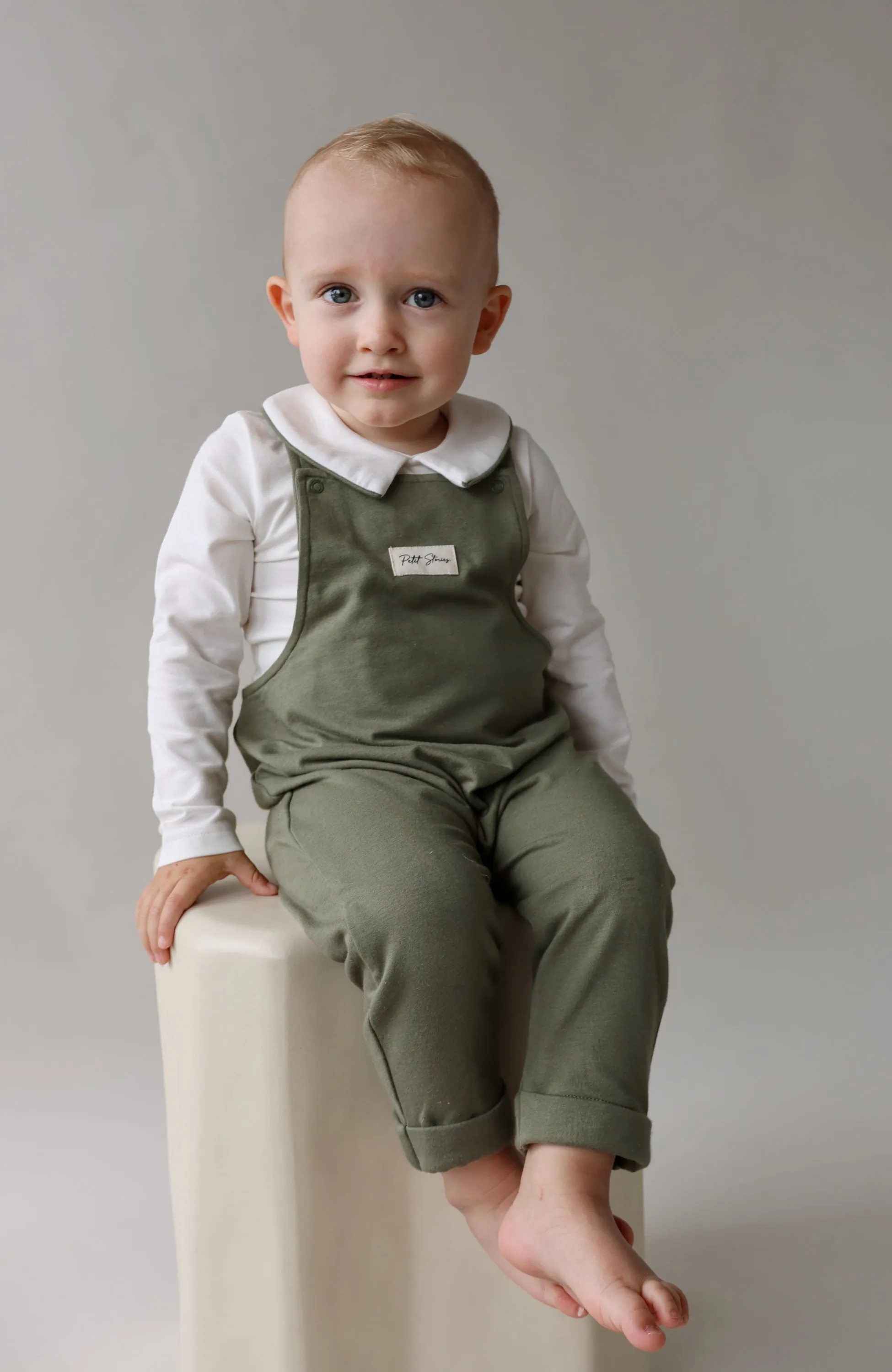 Krummi Dungarees - Deep Khaki