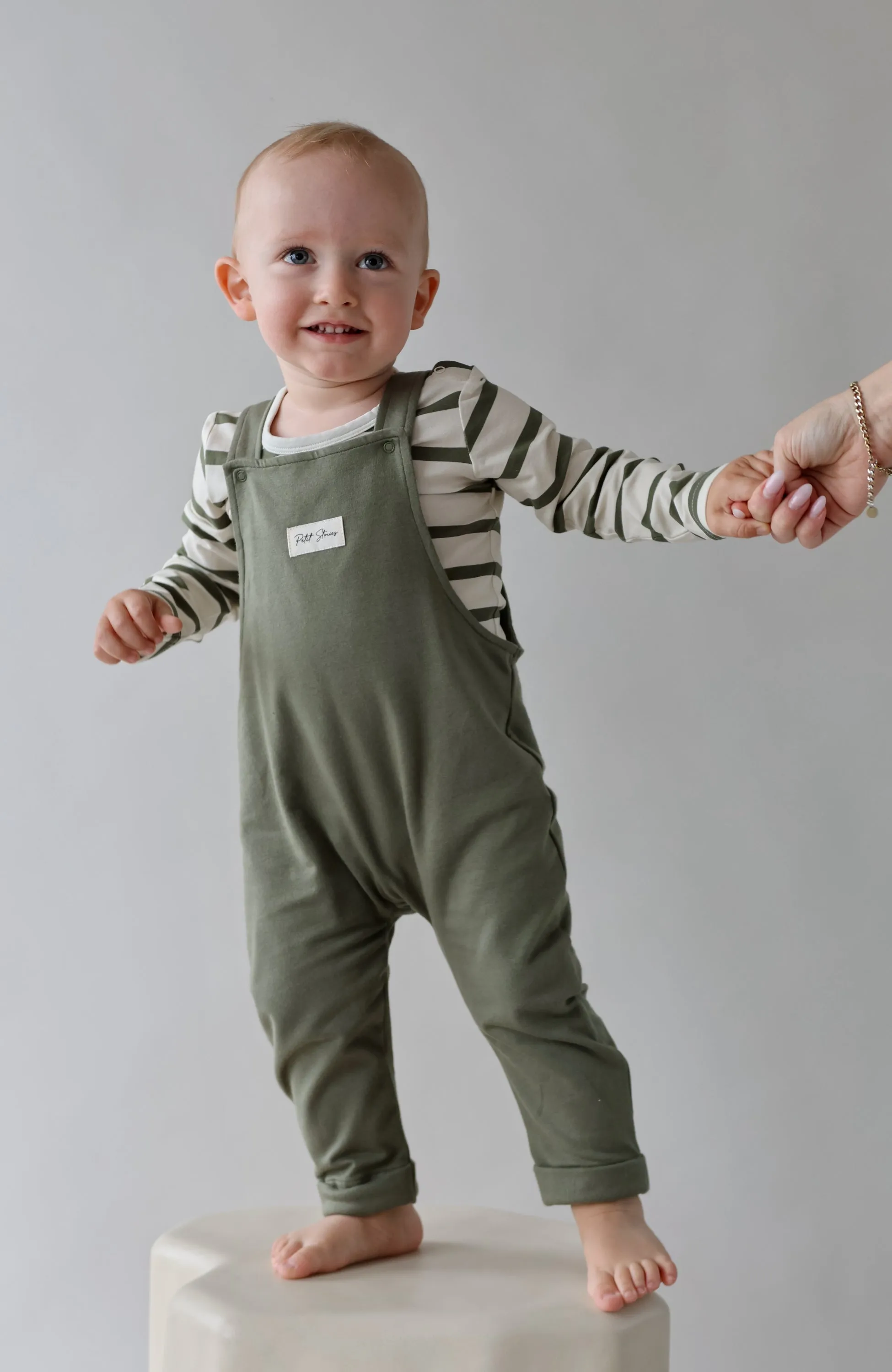 Krummi Dungarees - Deep Khaki