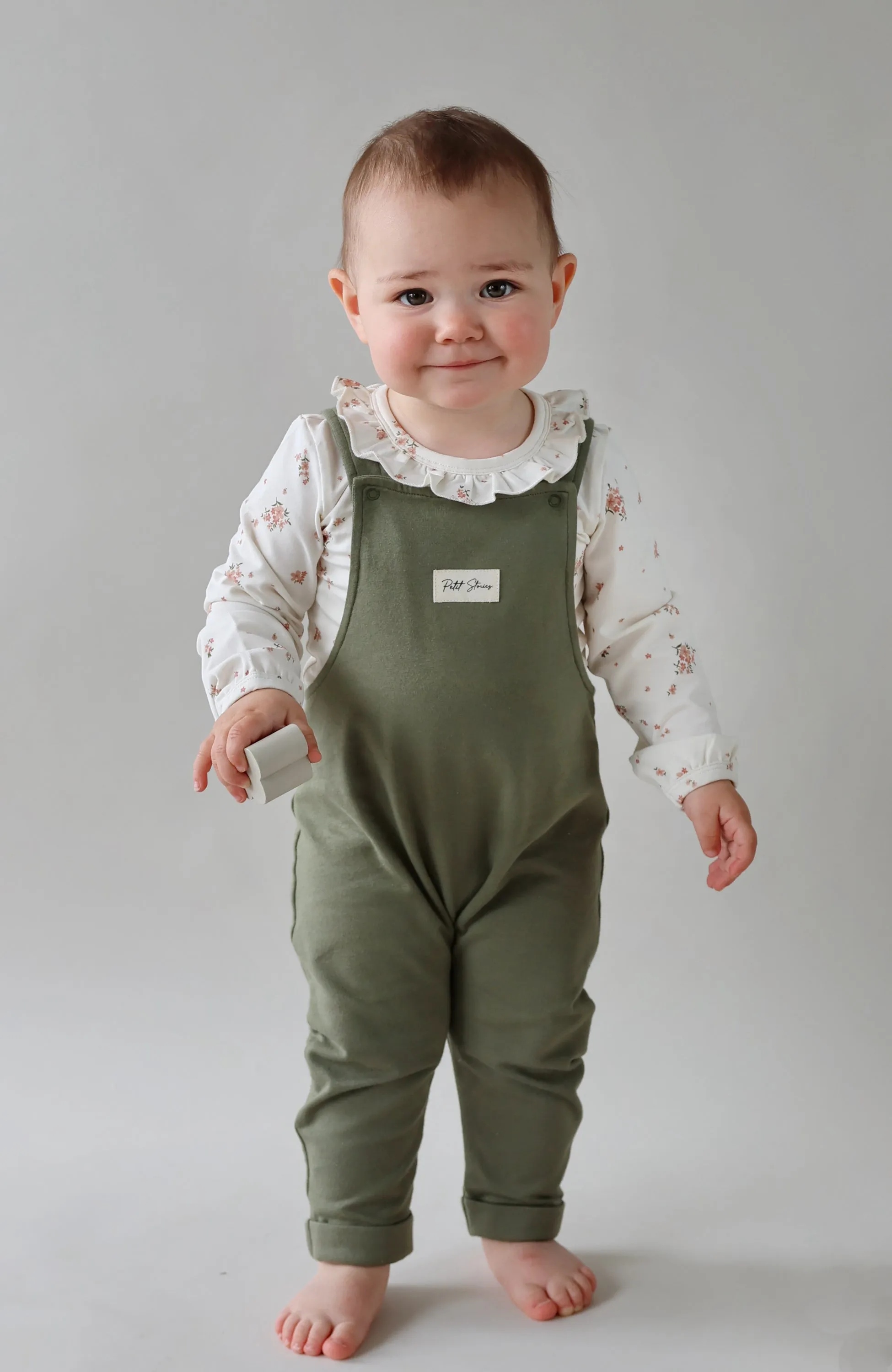 Krummi Dungarees - Deep Khaki