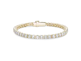 Lab-Grown Diamond Medium Tennis Bracelet - E-F color, 6.5" length | White