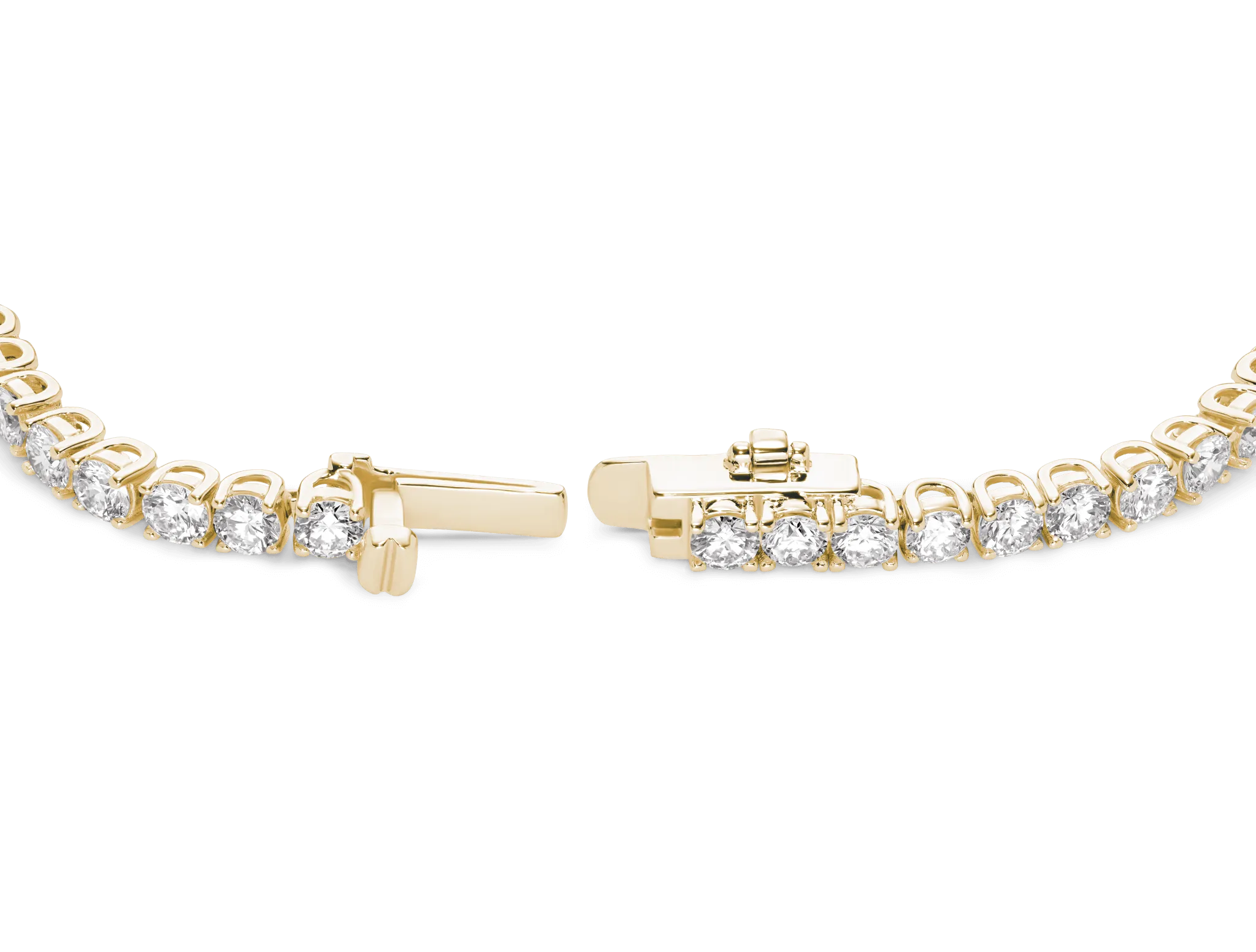 Lab-Grown Diamond Medium Tennis Bracelet - E-F color, 6.5" length | White