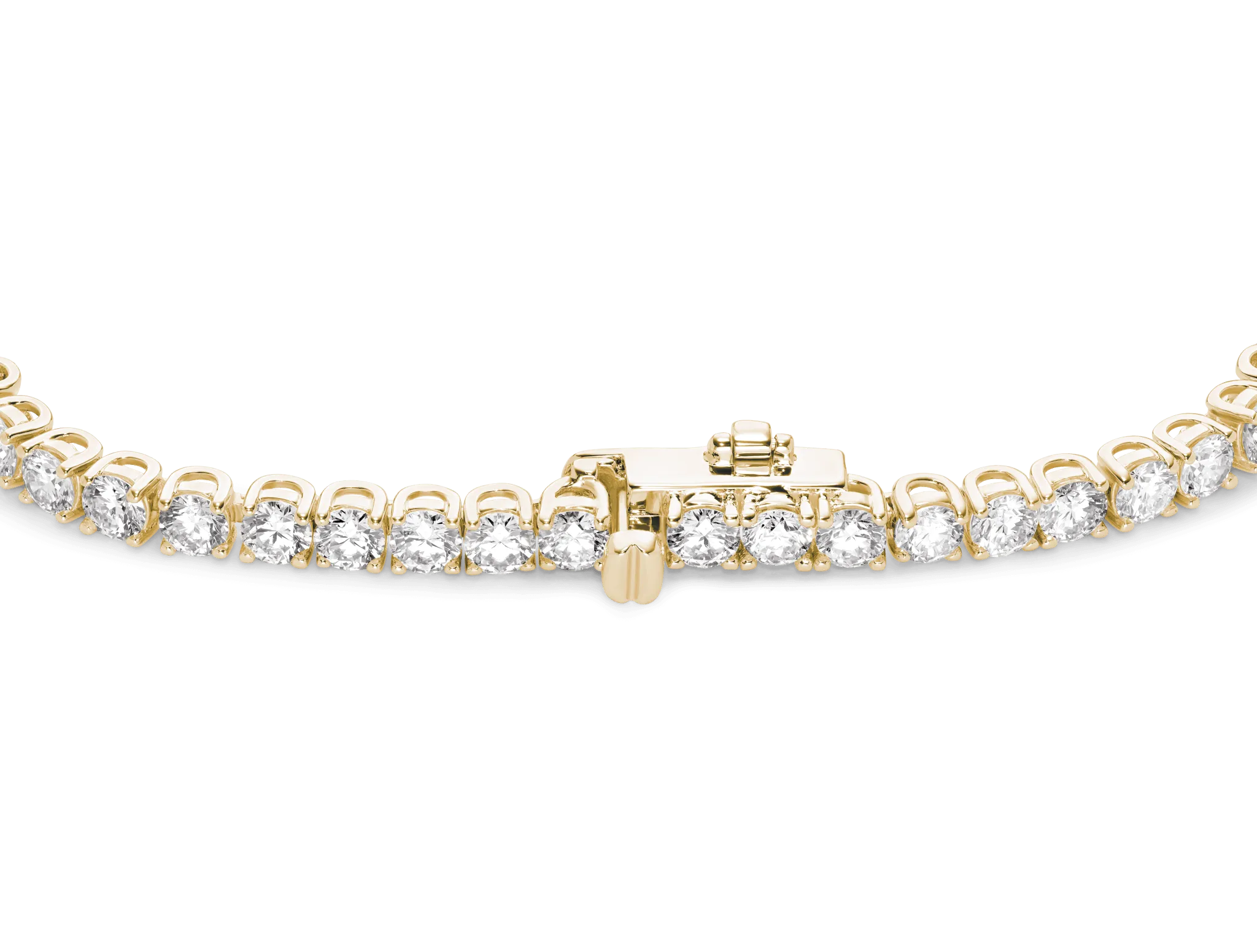 Lab-Grown Diamond Medium Tennis Bracelet - E-F color, 6.5" length | White