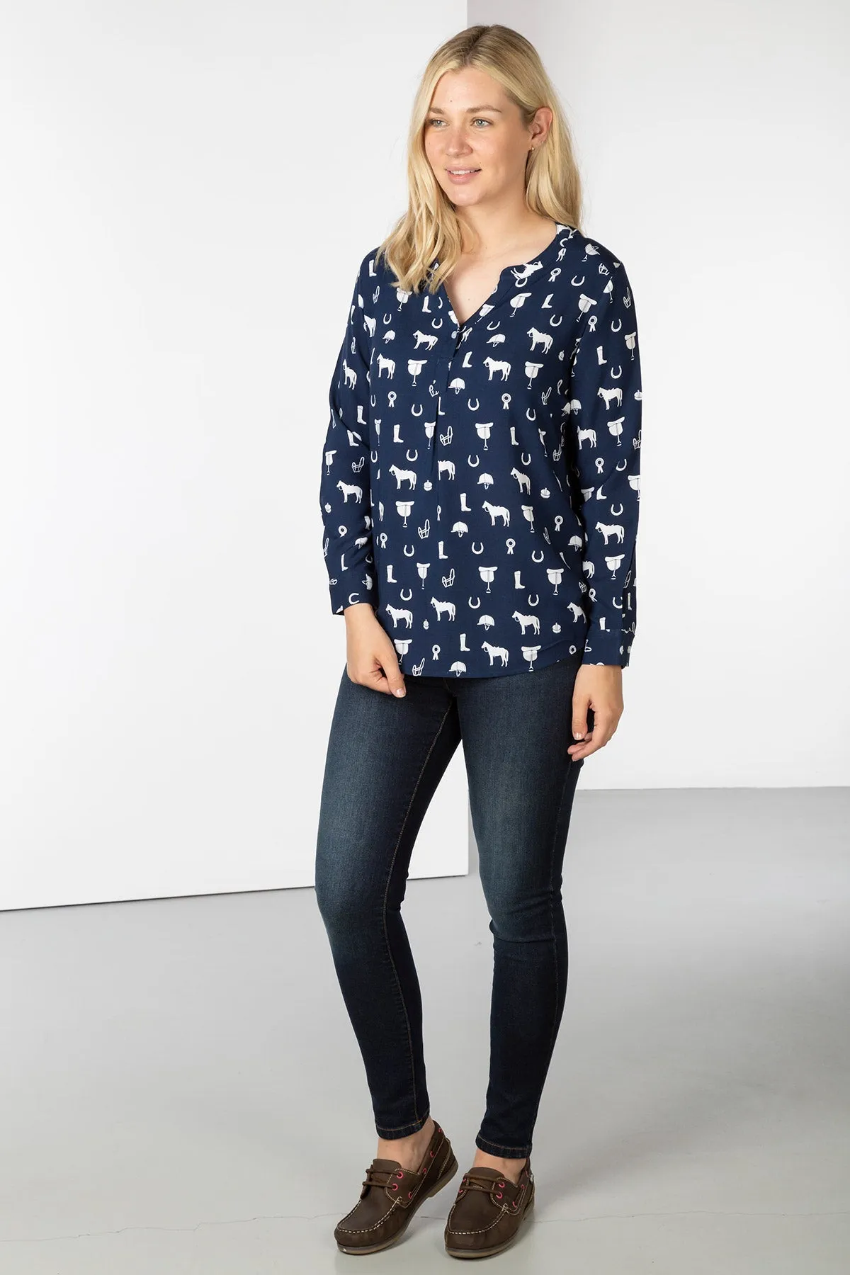 Ladies Printed Blouse - Wistow II