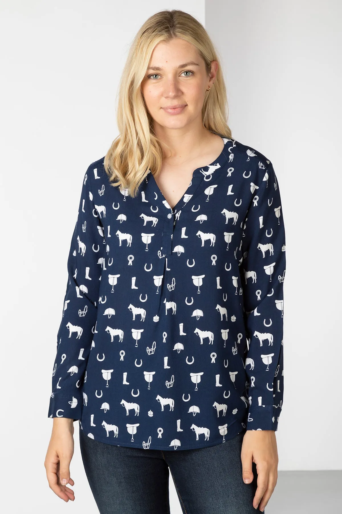 Ladies Printed Blouse - Wistow II