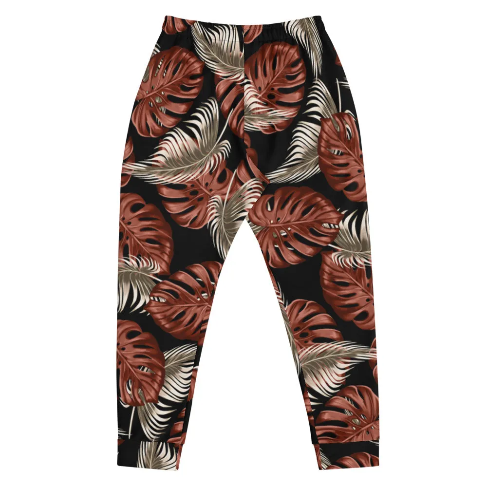 Leaf Print Premium Joggers