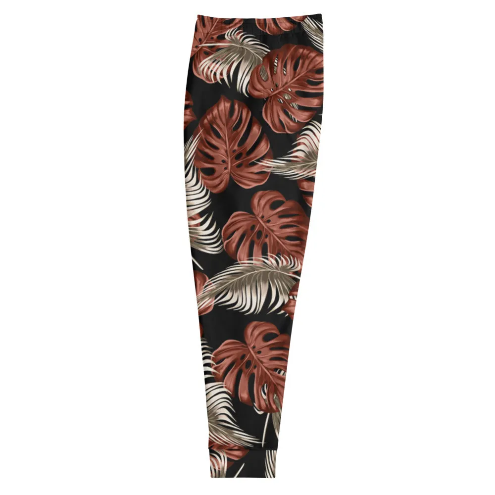 Leaf Print Premium Joggers