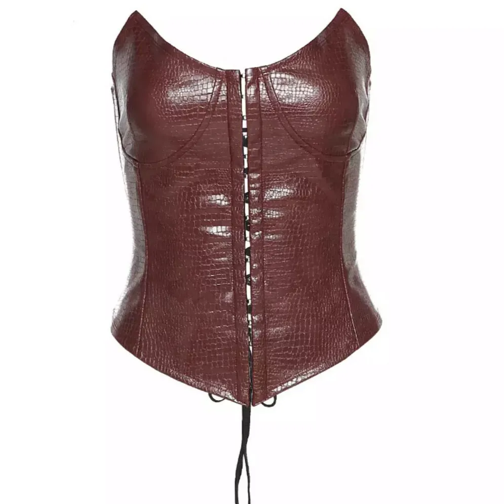 Leather Bandage Corset